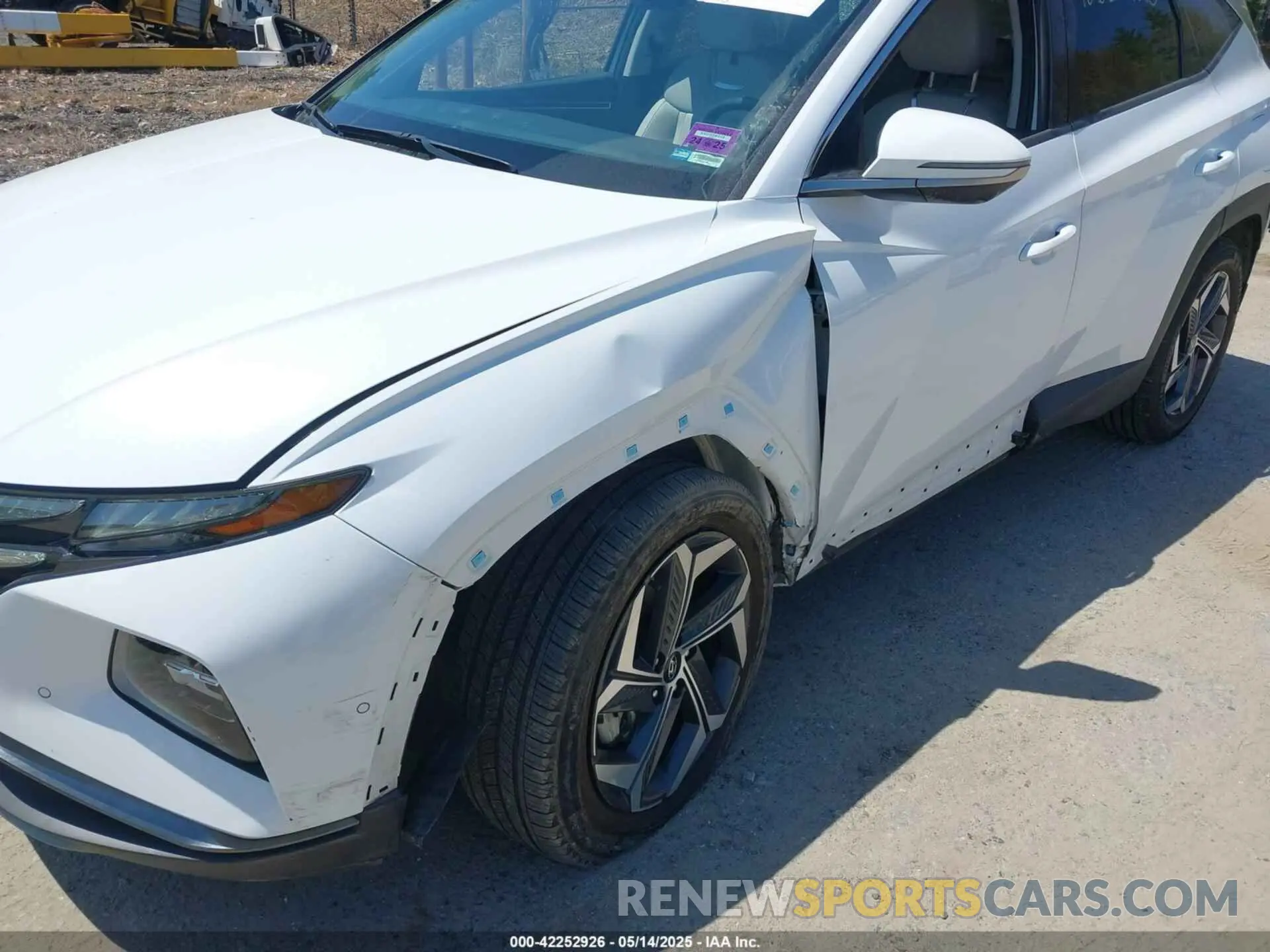 6 fotografías del automóvil dañado KM8JECA16NU017685 HYUNDAI TUCSON HYBRID 2022