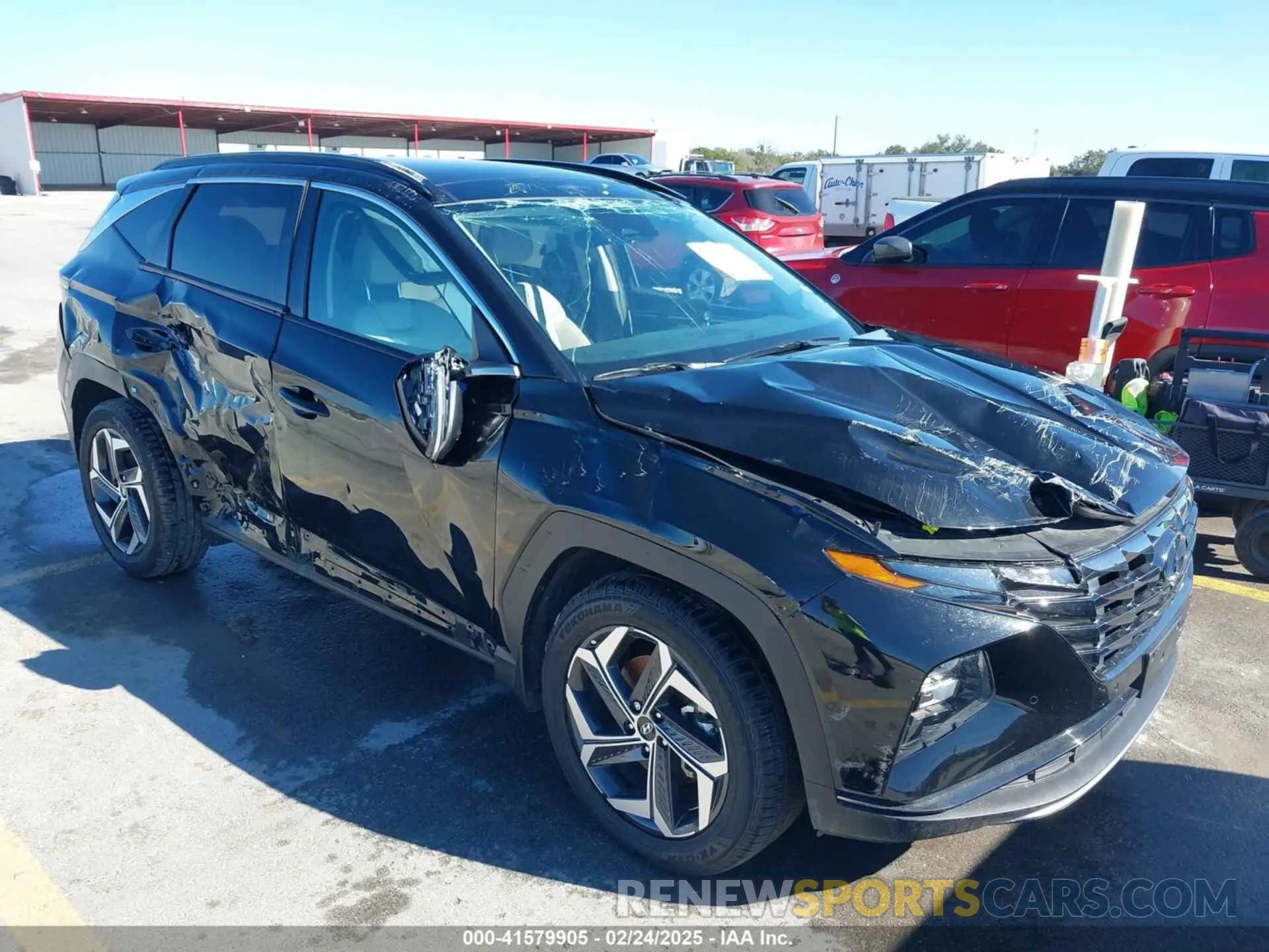 1 fotografías del automóvil dañado KM8JECA17NU081539 HYUNDAI TUCSON HYBRID 2022