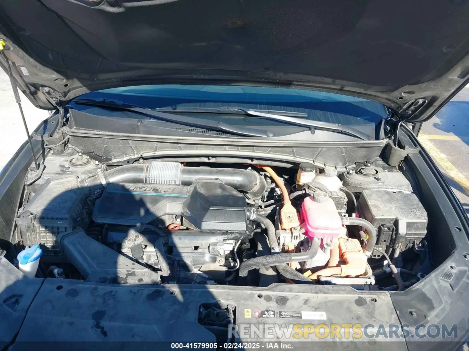 10 fotografías del automóvil dañado KM8JECA17NU081539 HYUNDAI TUCSON HYBRID 2022