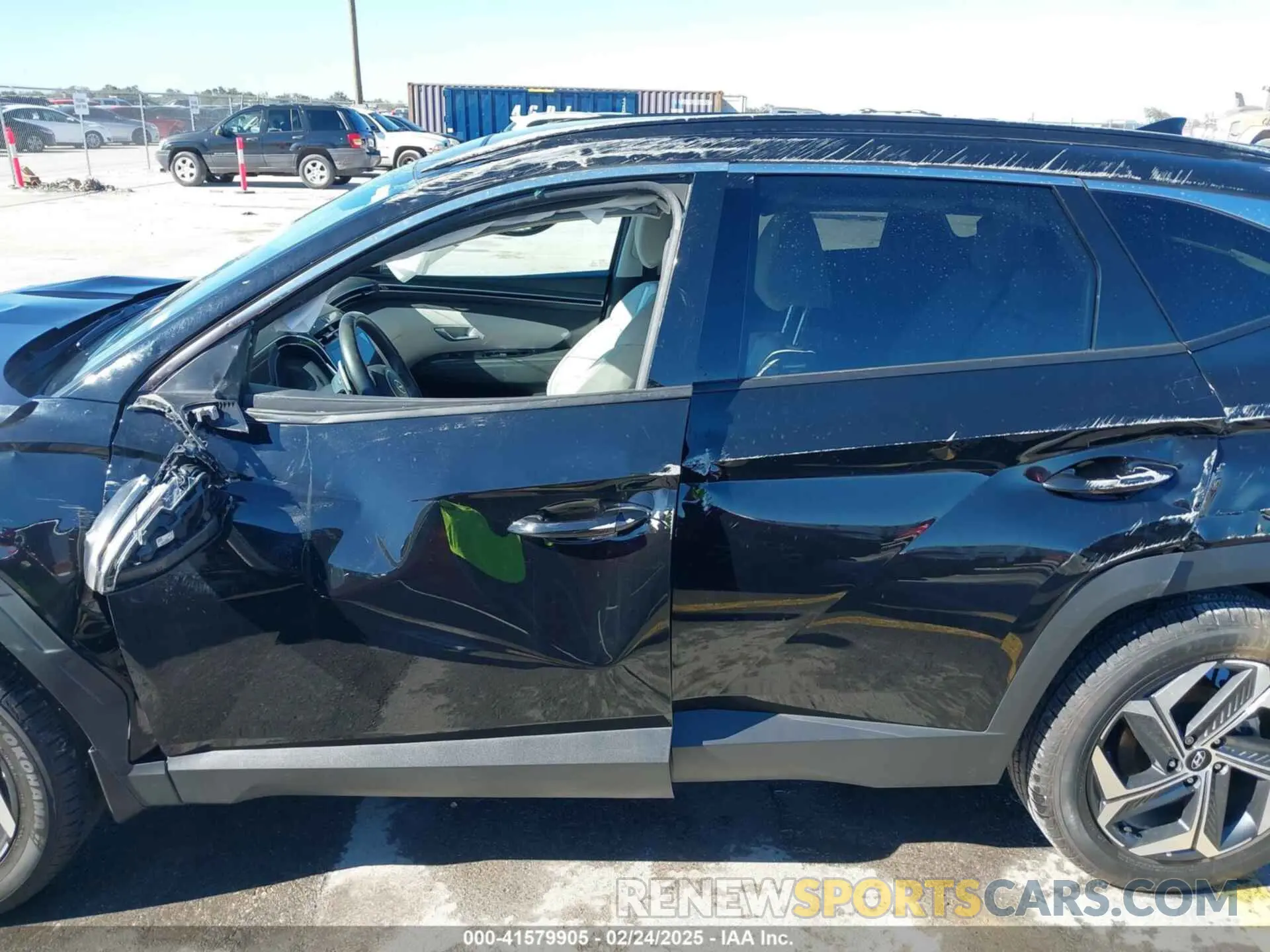 14 fotografías del automóvil dañado KM8JECA17NU081539 HYUNDAI TUCSON HYBRID 2022