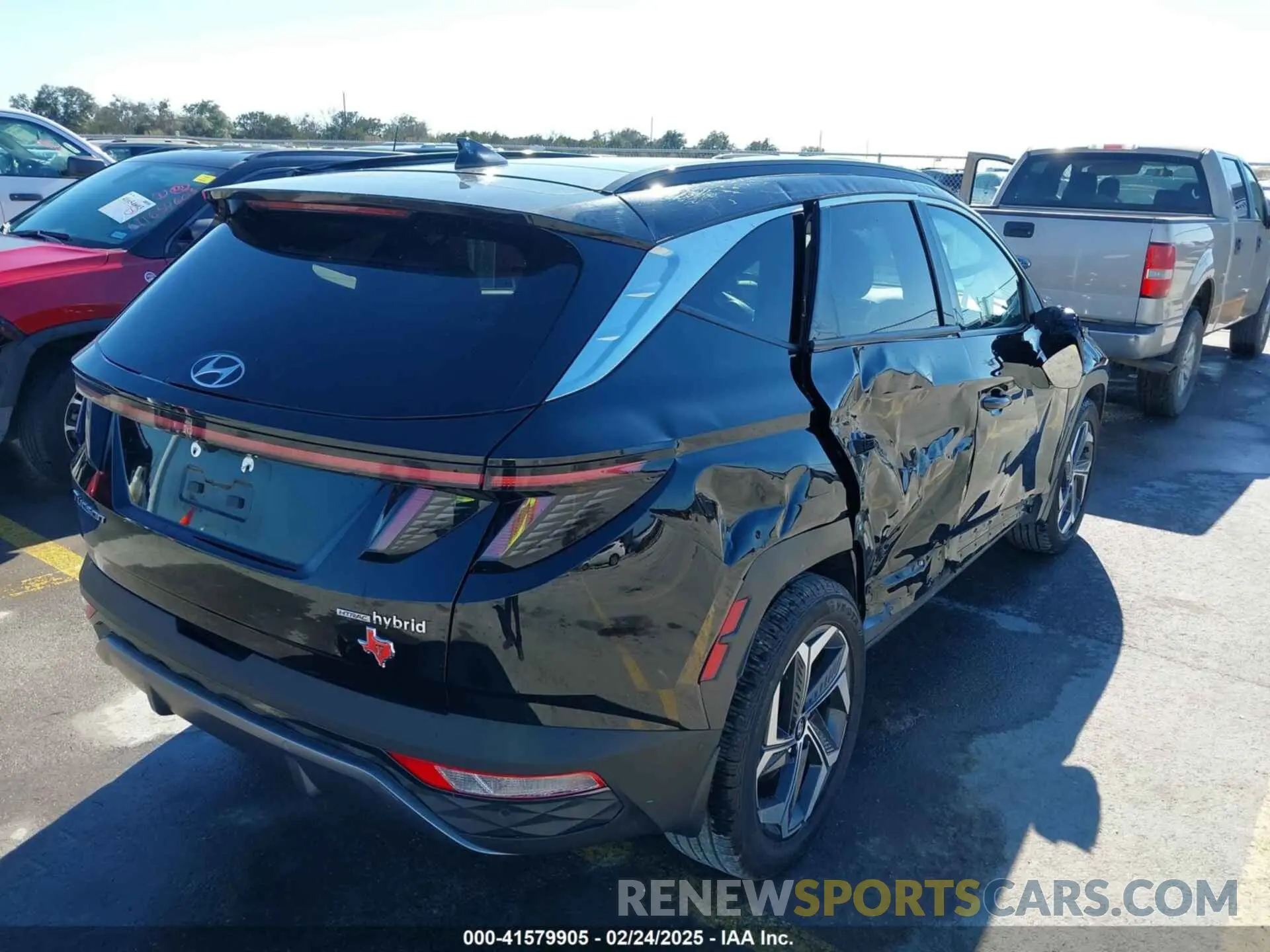 4 fotografías del automóvil dañado KM8JECA17NU081539 HYUNDAI TUCSON HYBRID 2022