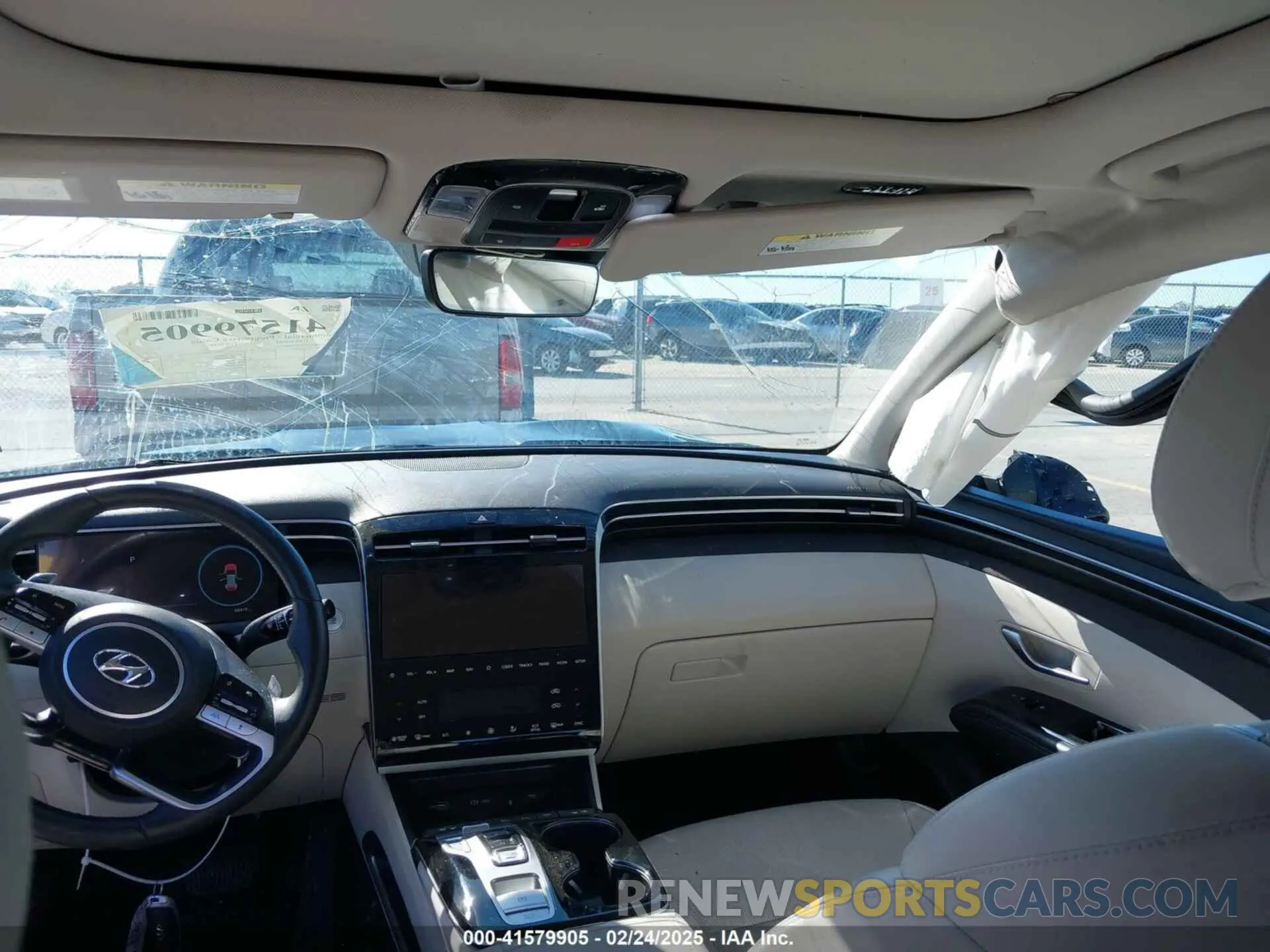 5 fotografías del automóvil dañado KM8JECA17NU081539 HYUNDAI TUCSON HYBRID 2022