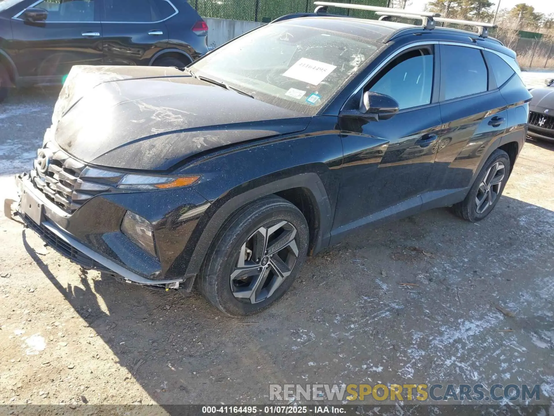 2 fotografías del automóvil dañado KM8JFCA12NU039907 HYUNDAI TUCSON HYBRID 2022