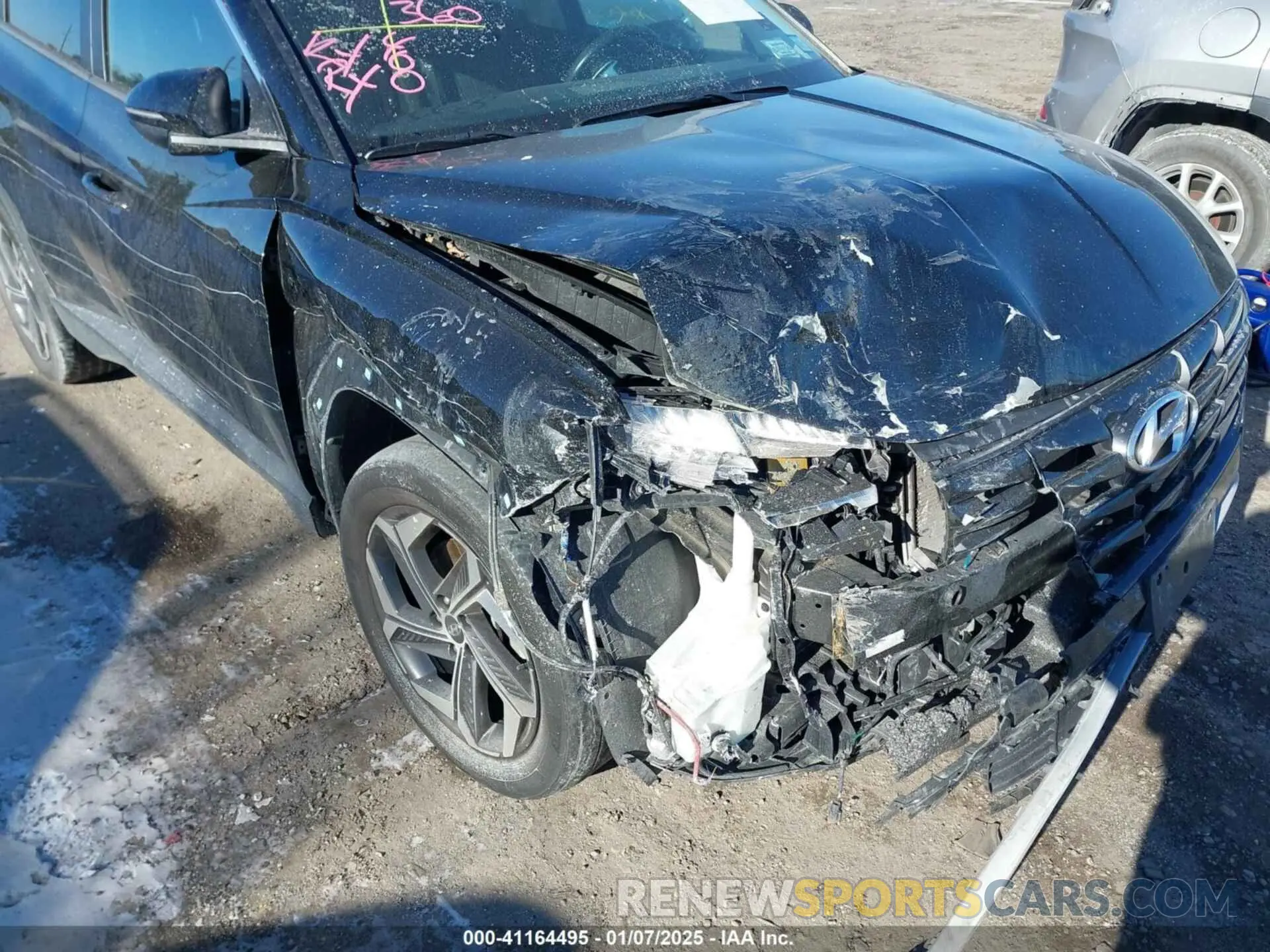 6 fotografías del automóvil dañado KM8JFCA12NU039907 HYUNDAI TUCSON HYBRID 2022