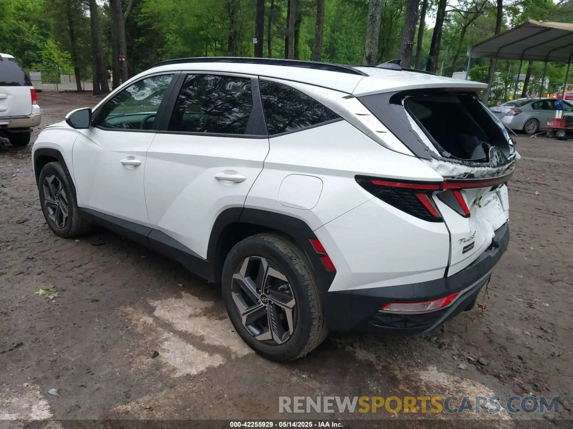3 fotografías del automóvil dañado KM8JFCA12NU060272 HYUNDAI TUCSON HYBRID 2022