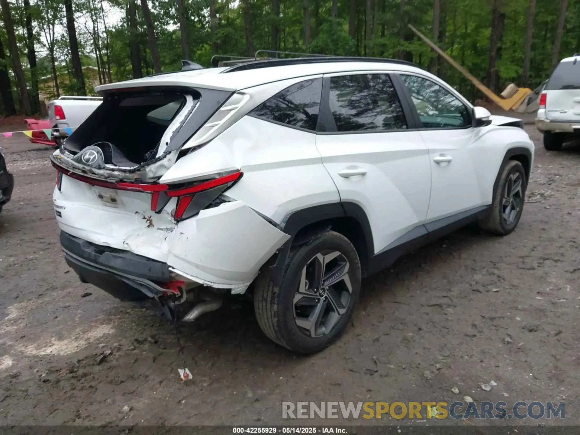4 fotografías del automóvil dañado KM8JFCA12NU060272 HYUNDAI TUCSON HYBRID 2022