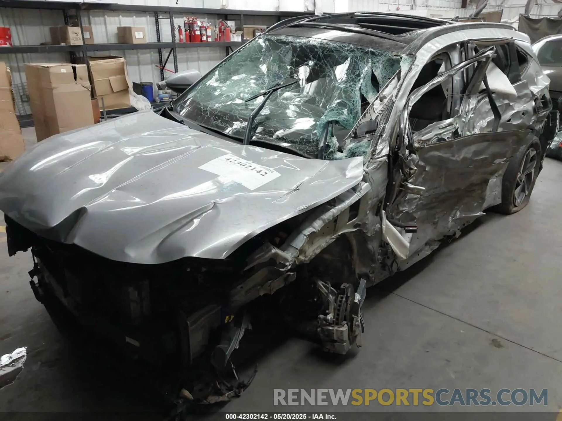 2 fotografías del automóvil dañado KM8JFCA14NU058491 HYUNDAI TUCSON HYBRID 2022