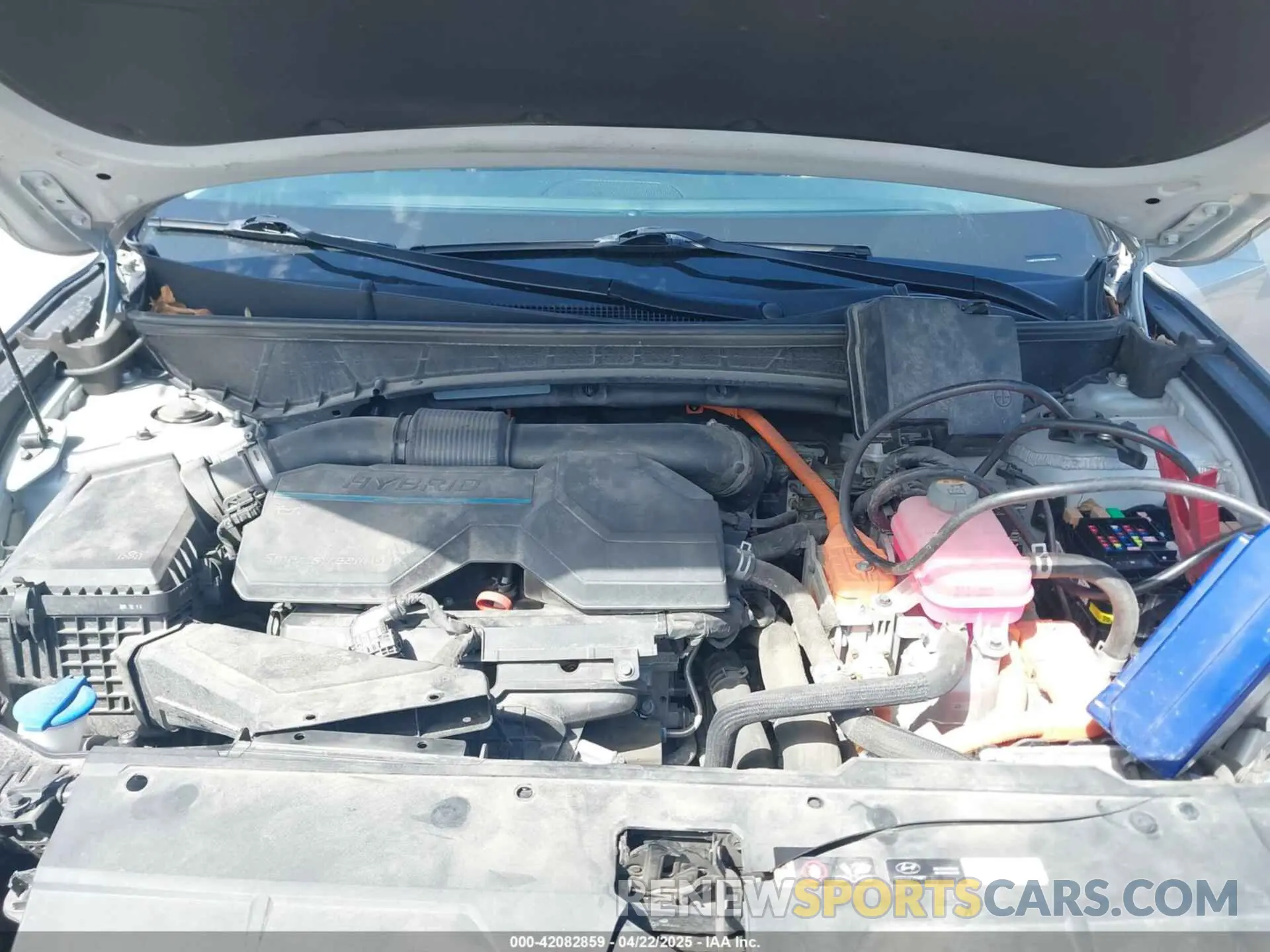 10 fotografías del automóvil dañado KM8JFCA15NU050688 HYUNDAI TUCSON HYBRID 2022