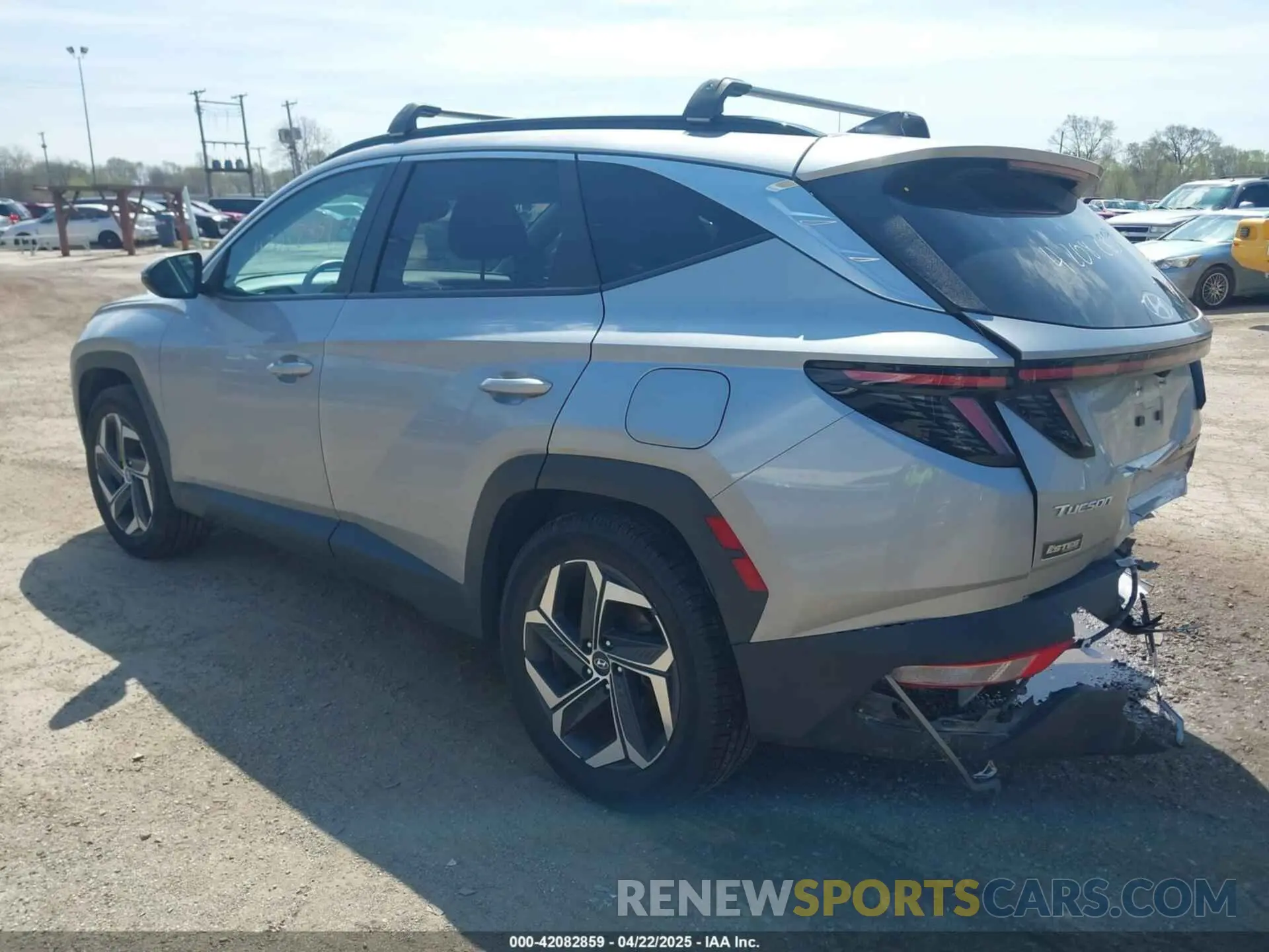 3 fotografías del automóvil dañado KM8JFCA15NU050688 HYUNDAI TUCSON HYBRID 2022