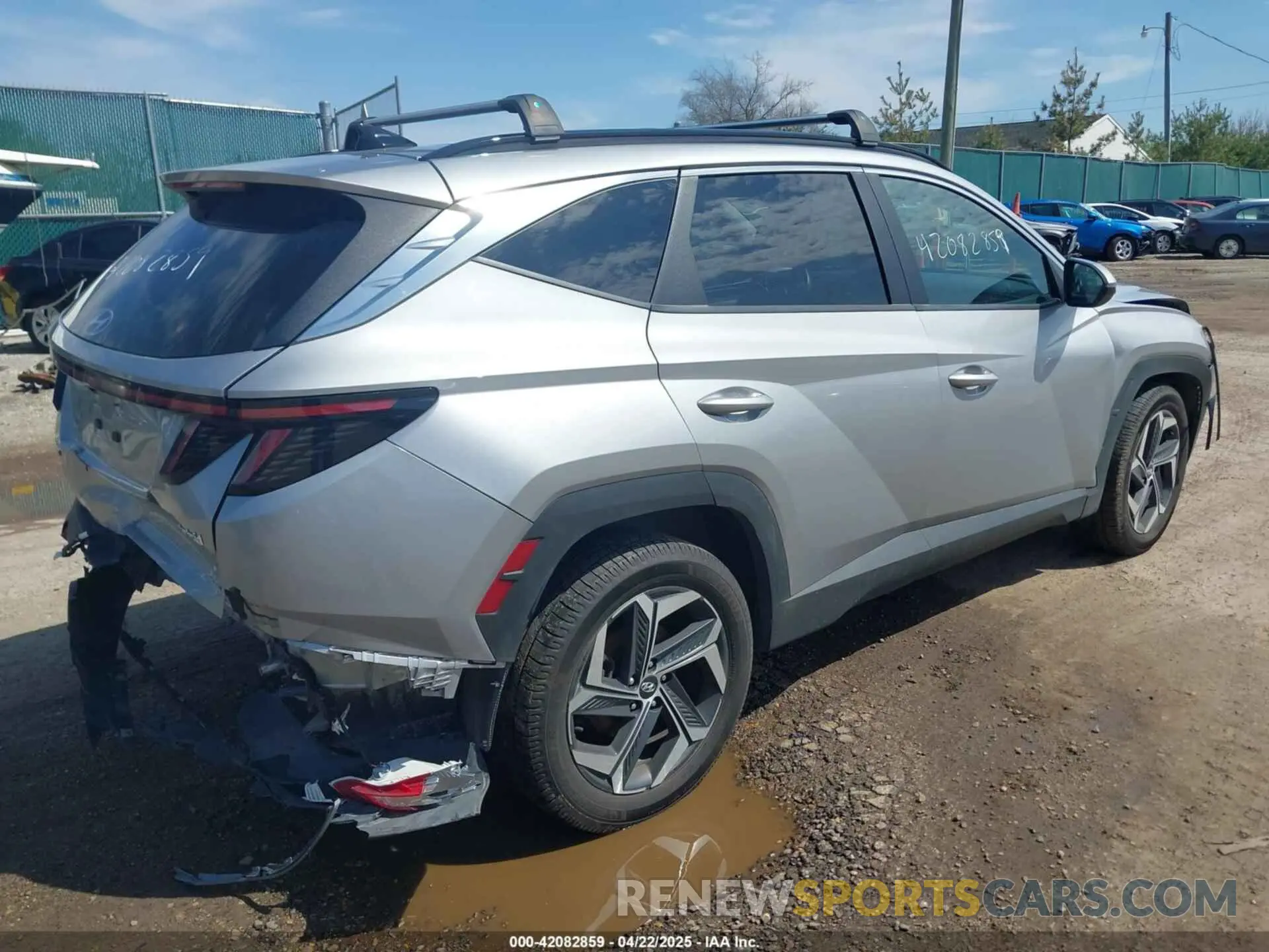 4 fotografías del automóvil dañado KM8JFCA15NU050688 HYUNDAI TUCSON HYBRID 2022