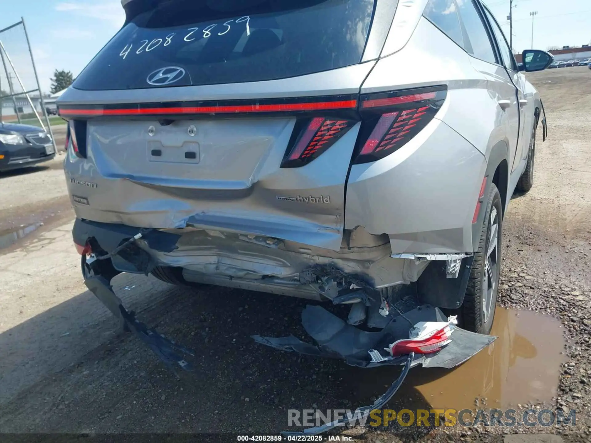 6 fotografías del automóvil dañado KM8JFCA15NU050688 HYUNDAI TUCSON HYBRID 2022