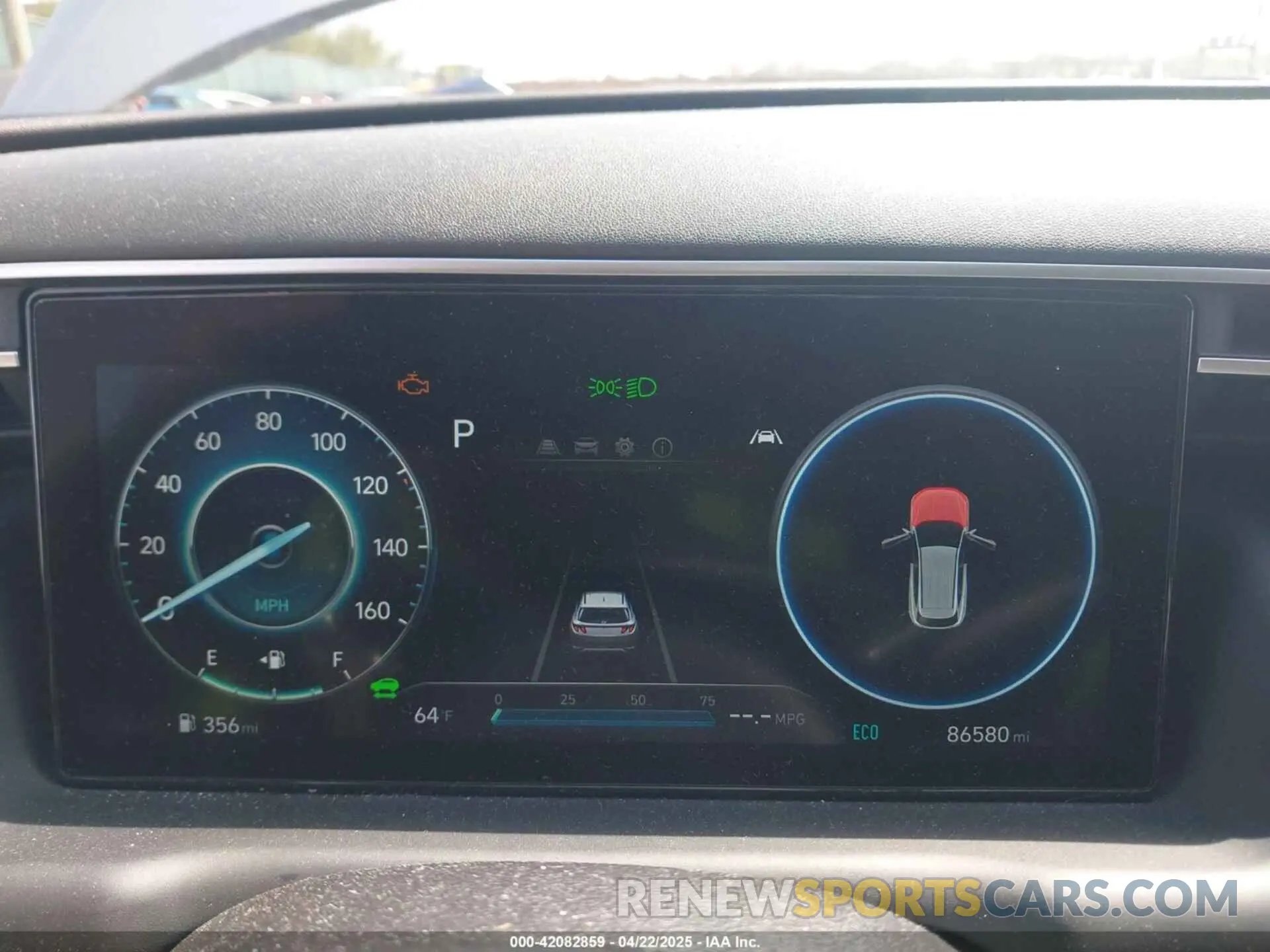 7 fotografías del automóvil dañado KM8JFCA15NU050688 HYUNDAI TUCSON HYBRID 2022