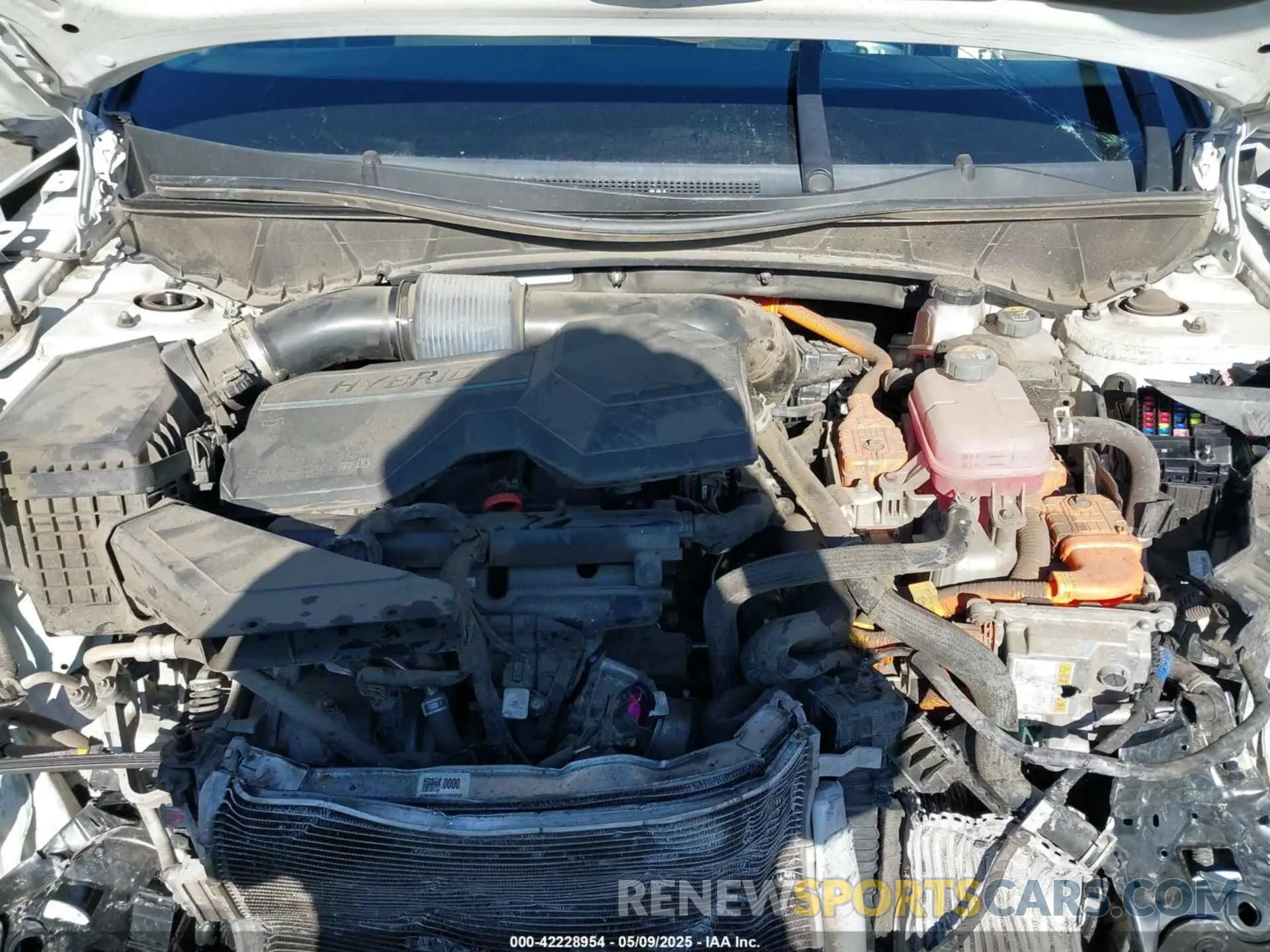 10 fotografías del automóvil dañado KM8JFCA17NU017305 HYUNDAI TUCSON HYBRID 2022