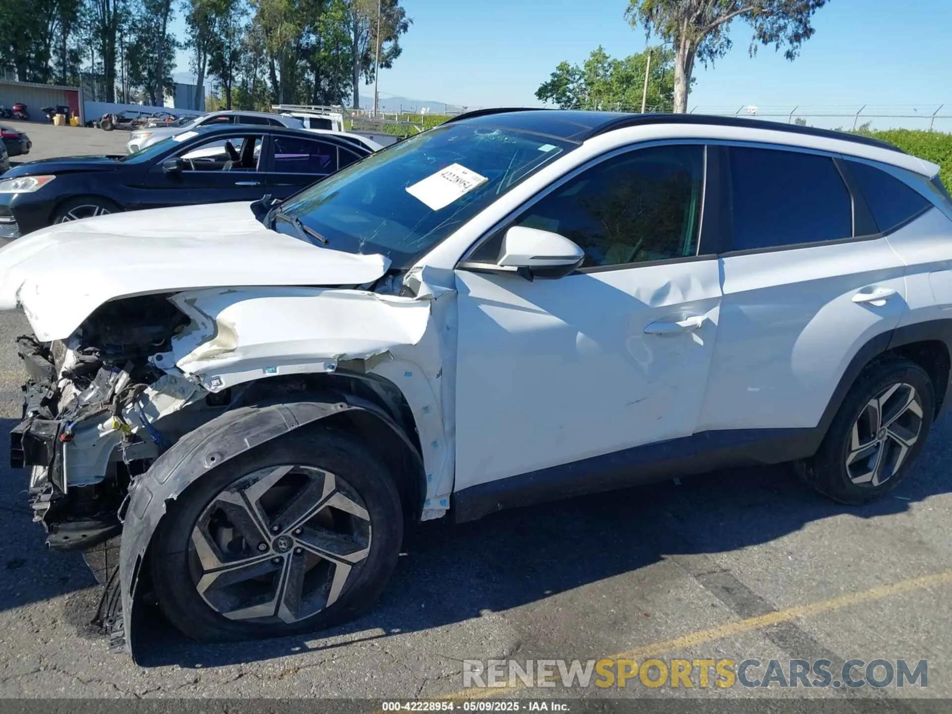17 fotografías del automóvil dañado KM8JFCA17NU017305 HYUNDAI TUCSON HYBRID 2022