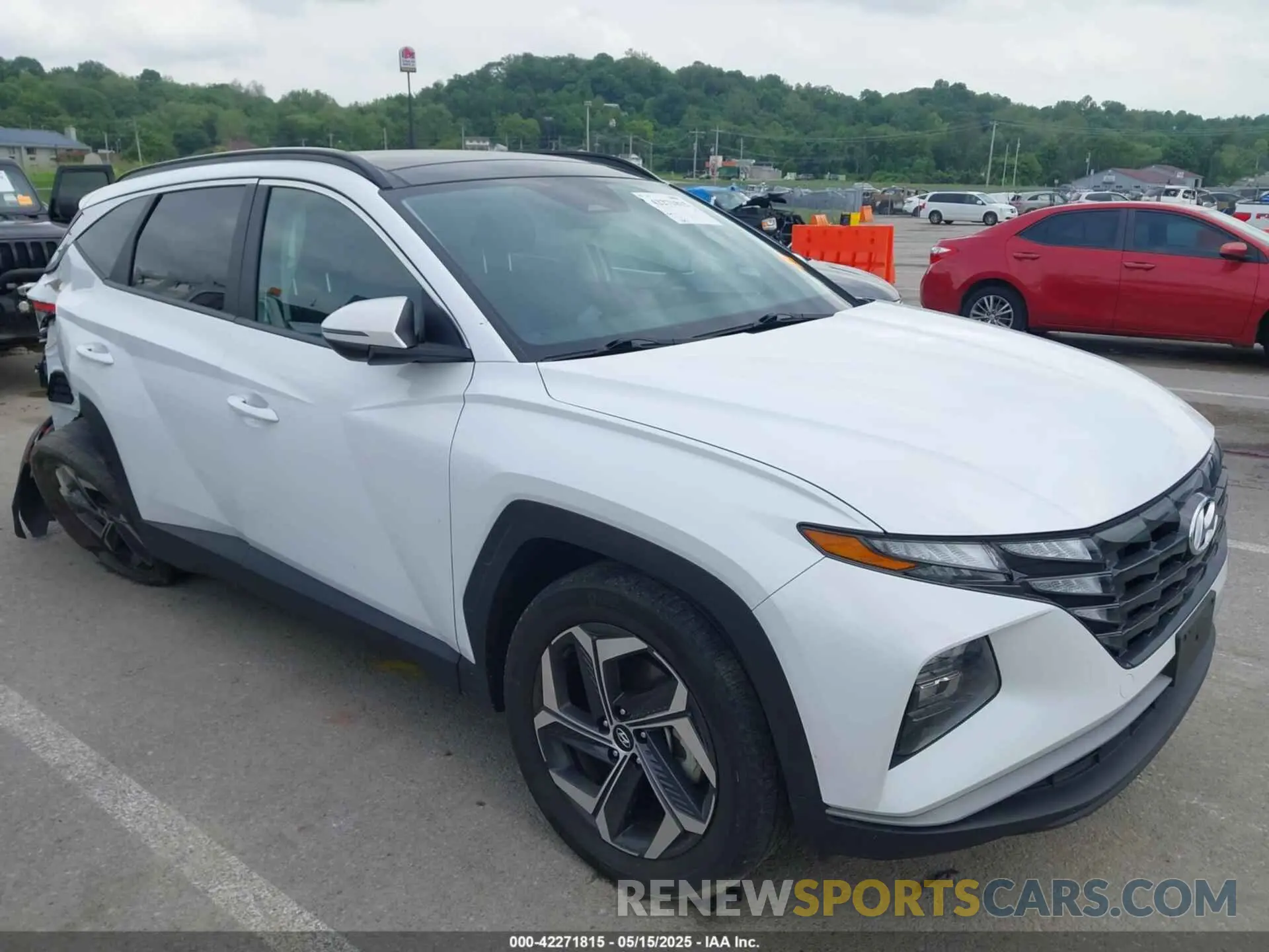 1 fotografías del automóvil dañado KM8JFCA18NU050944 HYUNDAI TUCSON HYBRID 2022