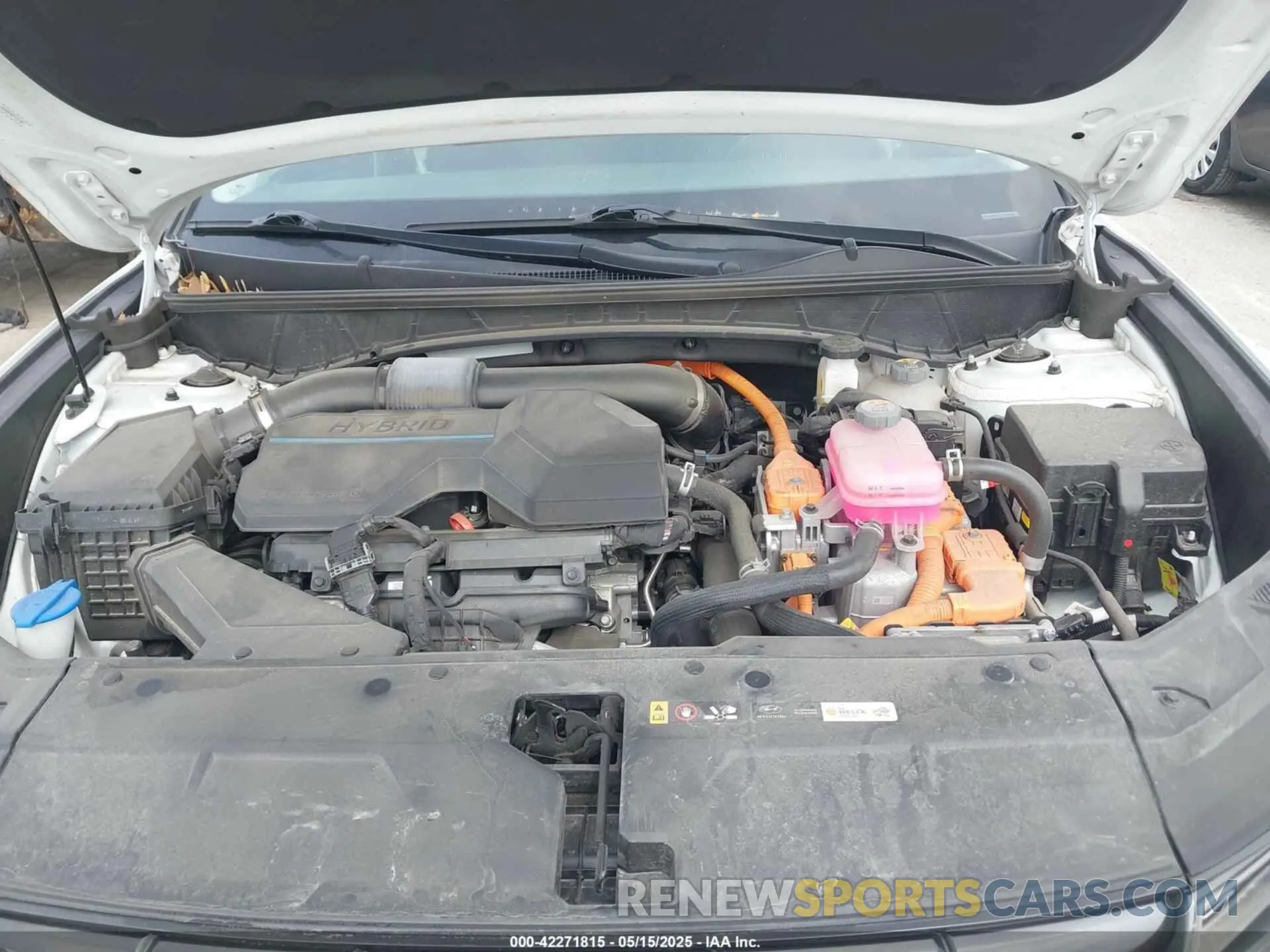 10 fotografías del automóvil dañado KM8JFCA18NU050944 HYUNDAI TUCSON HYBRID 2022