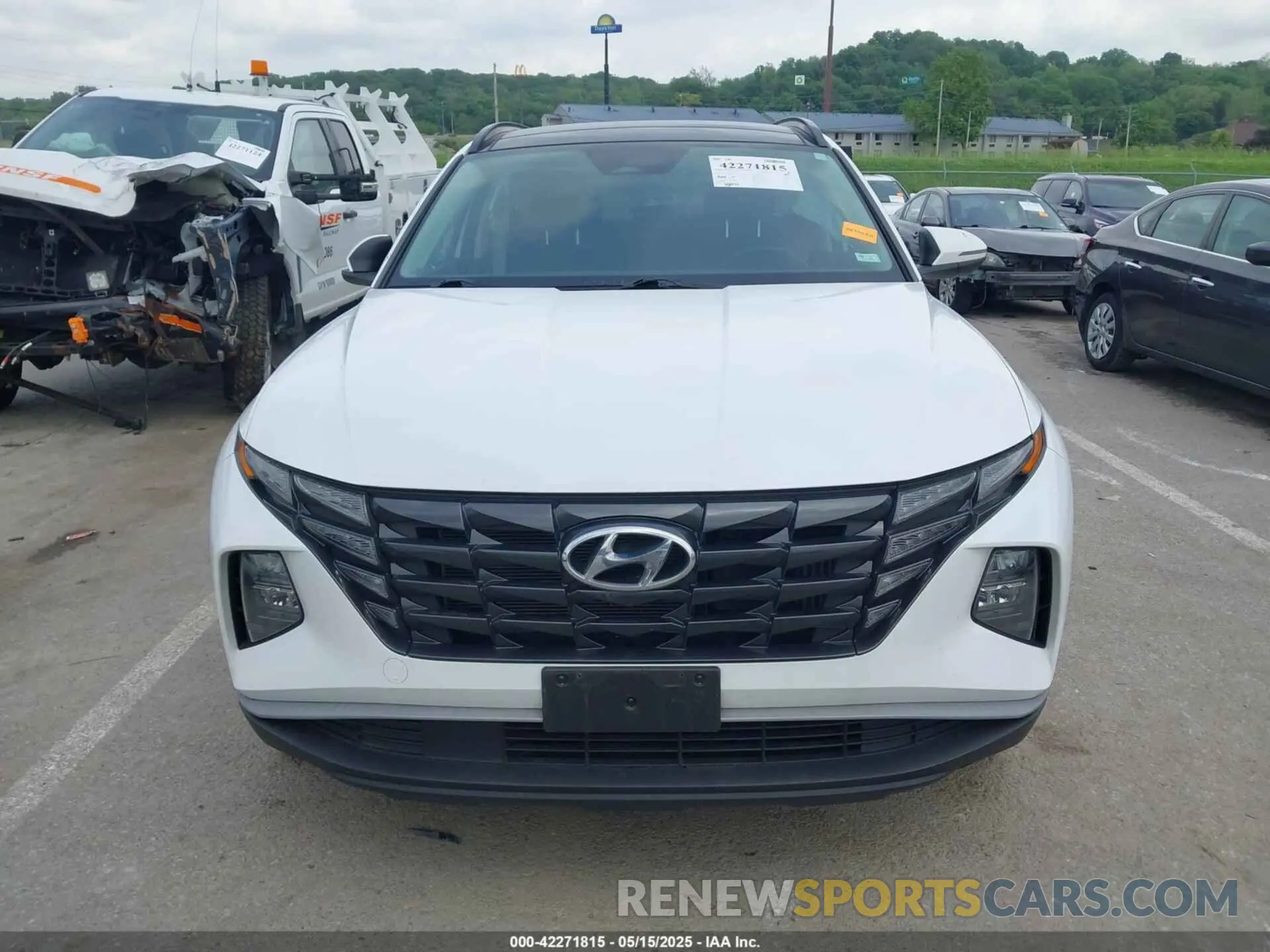 12 fotografías del automóvil dañado KM8JFCA18NU050944 HYUNDAI TUCSON HYBRID 2022