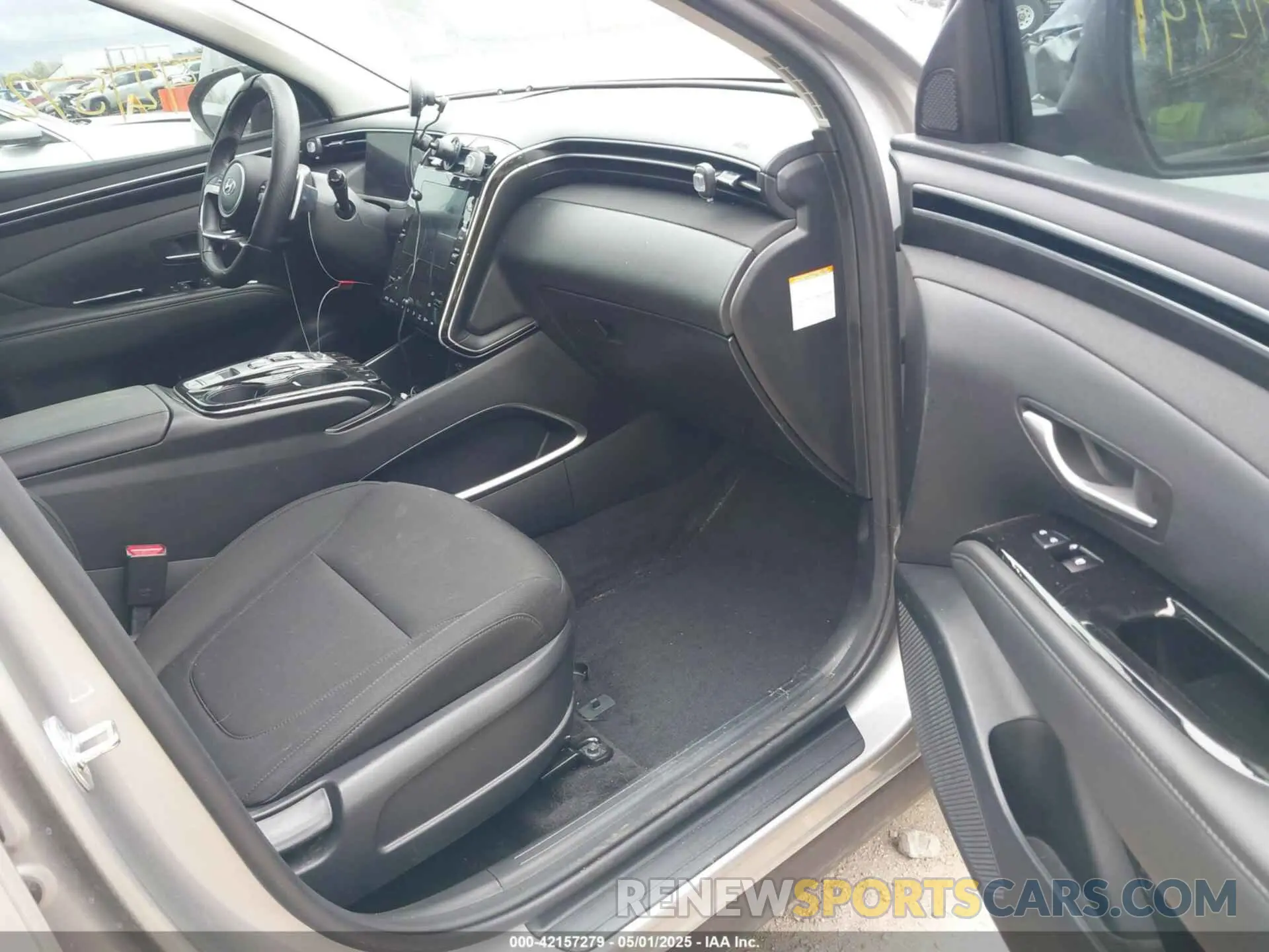 5 fotografías del automóvil dañado KM8JFCA18NU056372 HYUNDAI TUCSON HYBRID 2022