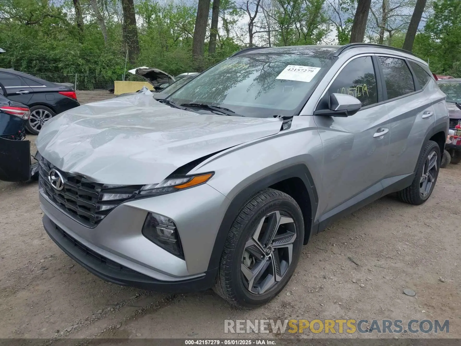 6 fotografías del automóvil dañado KM8JFCA18NU056372 HYUNDAI TUCSON HYBRID 2022