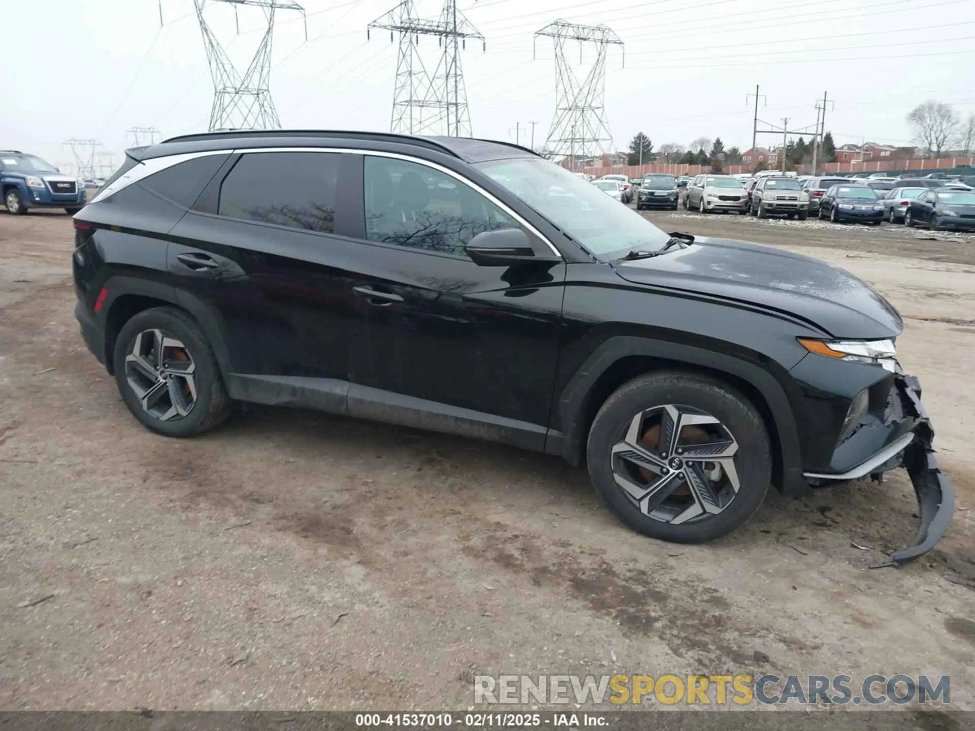 1 fotografías del automóvil dañado KM8JFCA18NU076136 HYUNDAI TUCSON HYBRID 2022
