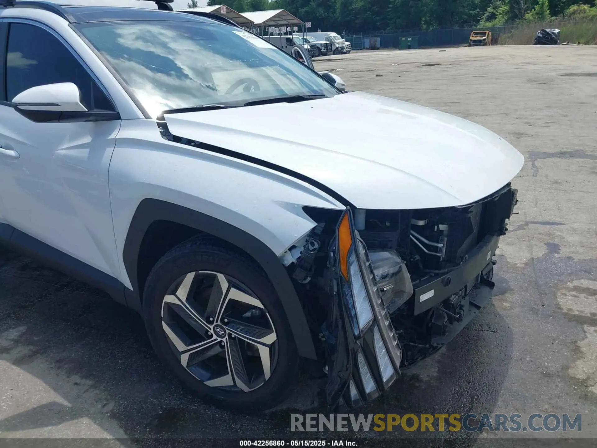 20 fotografías del automóvil dañado KM8JFCA1XNU057877 HYUNDAI TUCSON HYBRID 2022