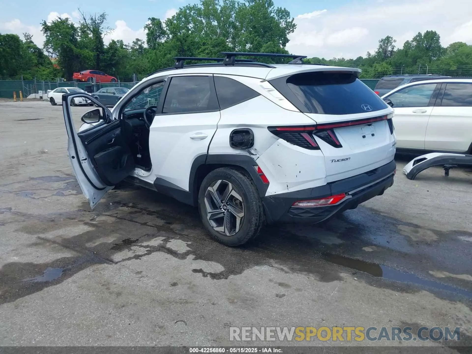 3 fotografías del automóvil dañado KM8JFCA1XNU057877 HYUNDAI TUCSON HYBRID 2022