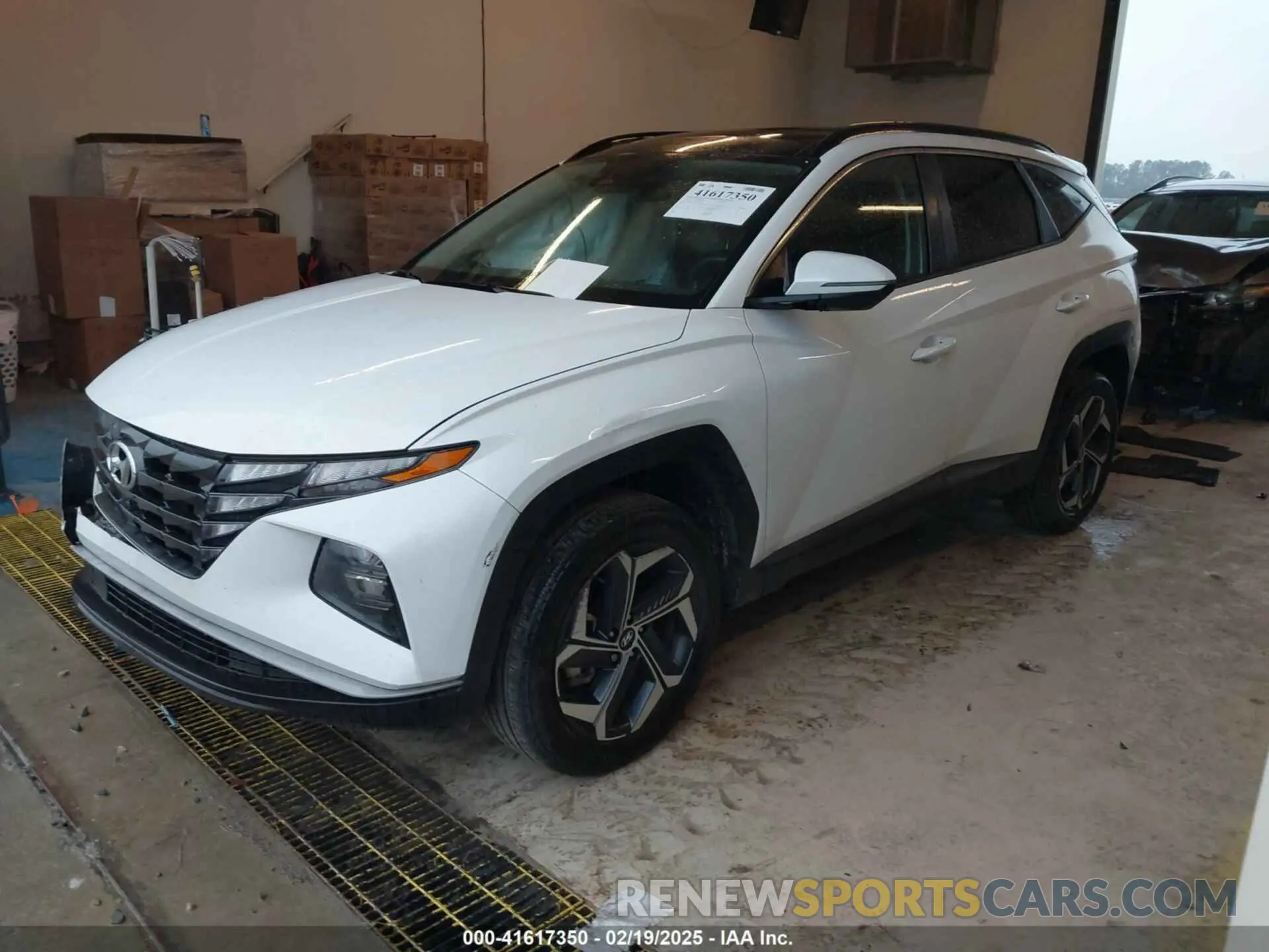 2 fotografías del automóvil dañado KM8JFCA1XNU075554 HYUNDAI TUCSON HYBRID 2022
