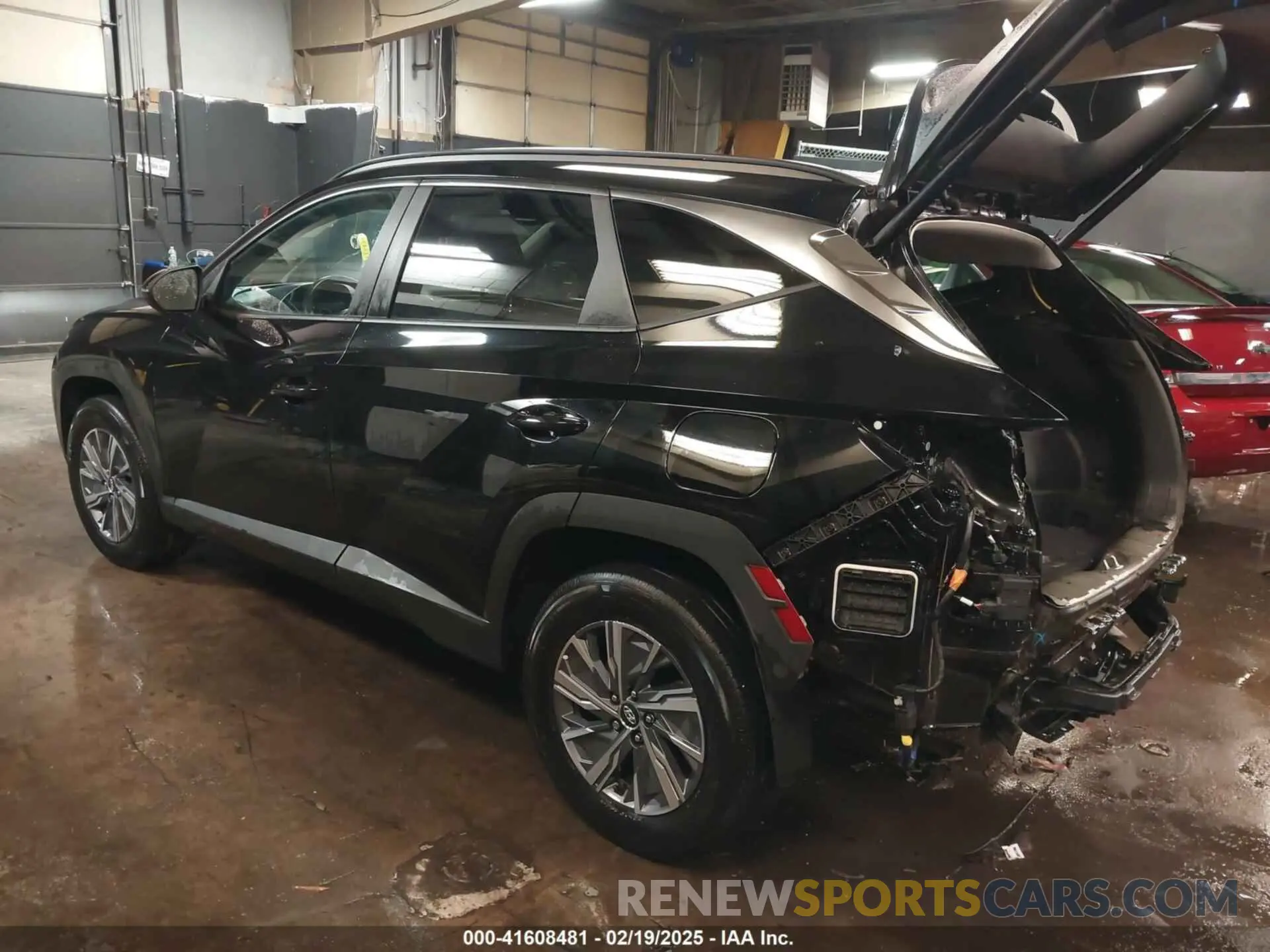 3 fotografías del automóvil dañado KM8JBCA11PU095982 HYUNDAI TUCSON HYBRID 2023