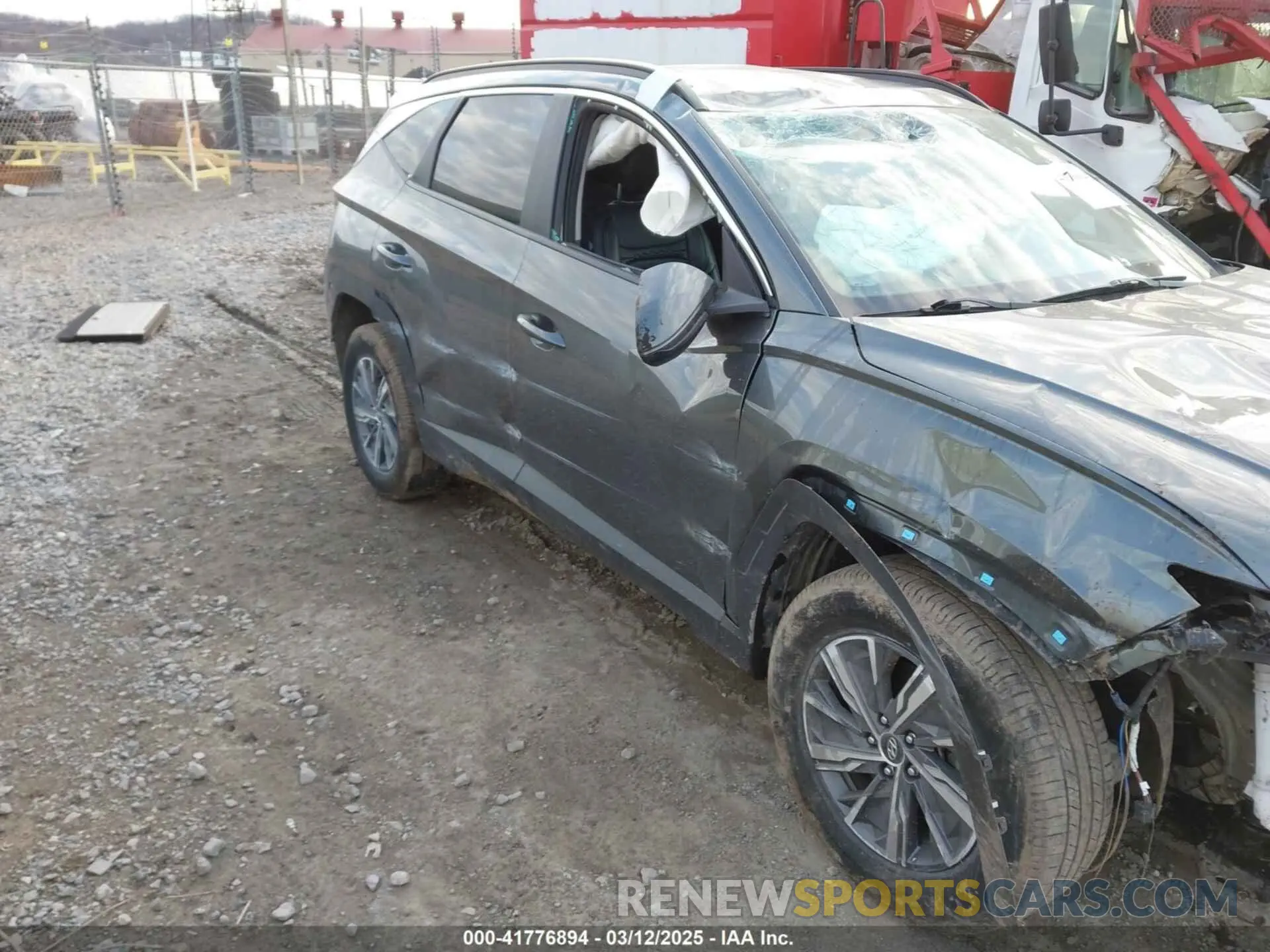 17 fotografías del automóvil dañado KM8JBCA18PU097678 HYUNDAI TUCSON HYBRID 2023