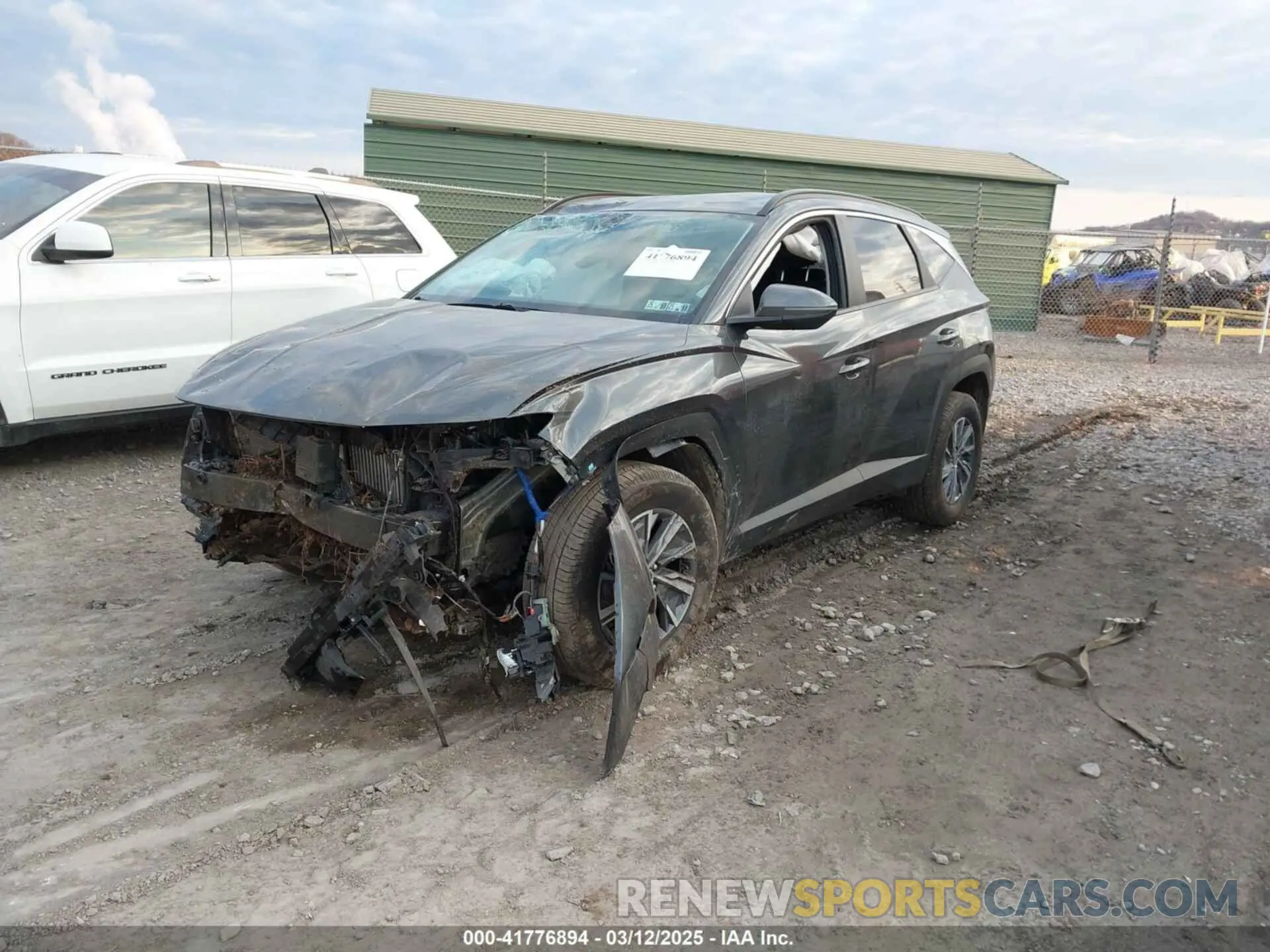 2 fotografías del automóvil dañado KM8JBCA18PU097678 HYUNDAI TUCSON HYBRID 2023