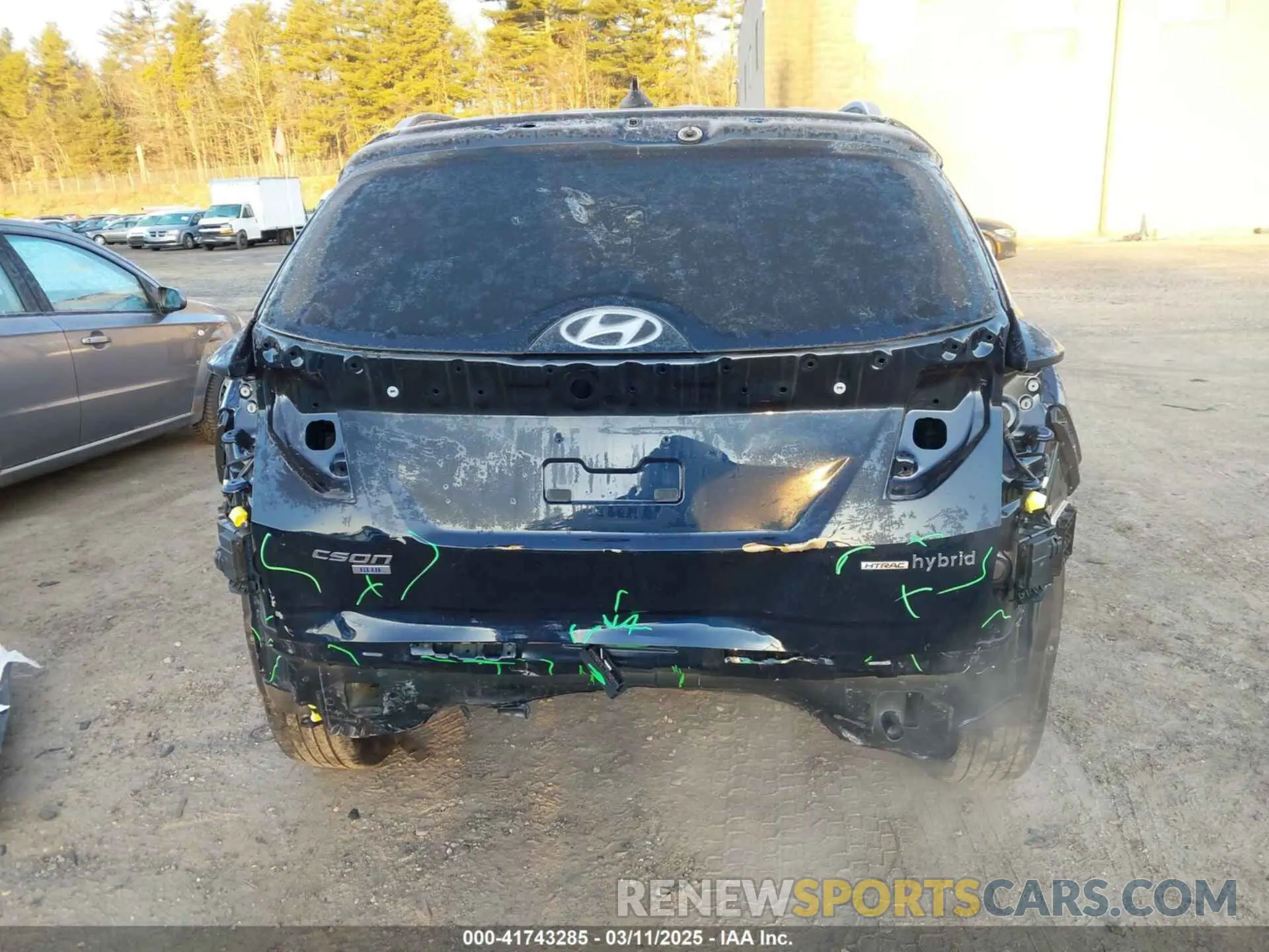 17 fotografías del automóvil dañado KM8JBCA18PU115161 HYUNDAI TUCSON HYBRID 2023