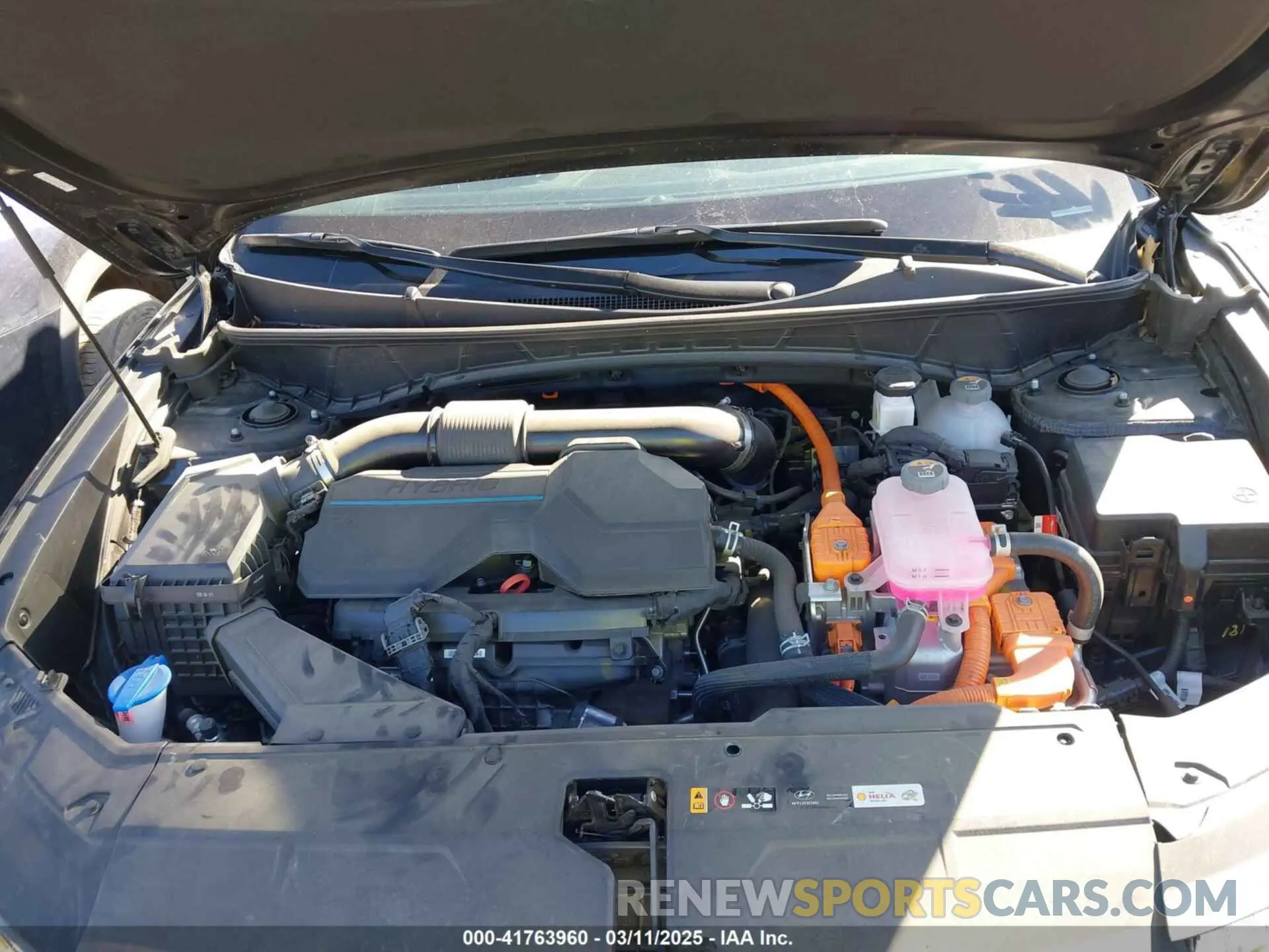 10 fotografías del automóvil dañado KM8JECA15PU130059 HYUNDAI TUCSON HYBRID 2023