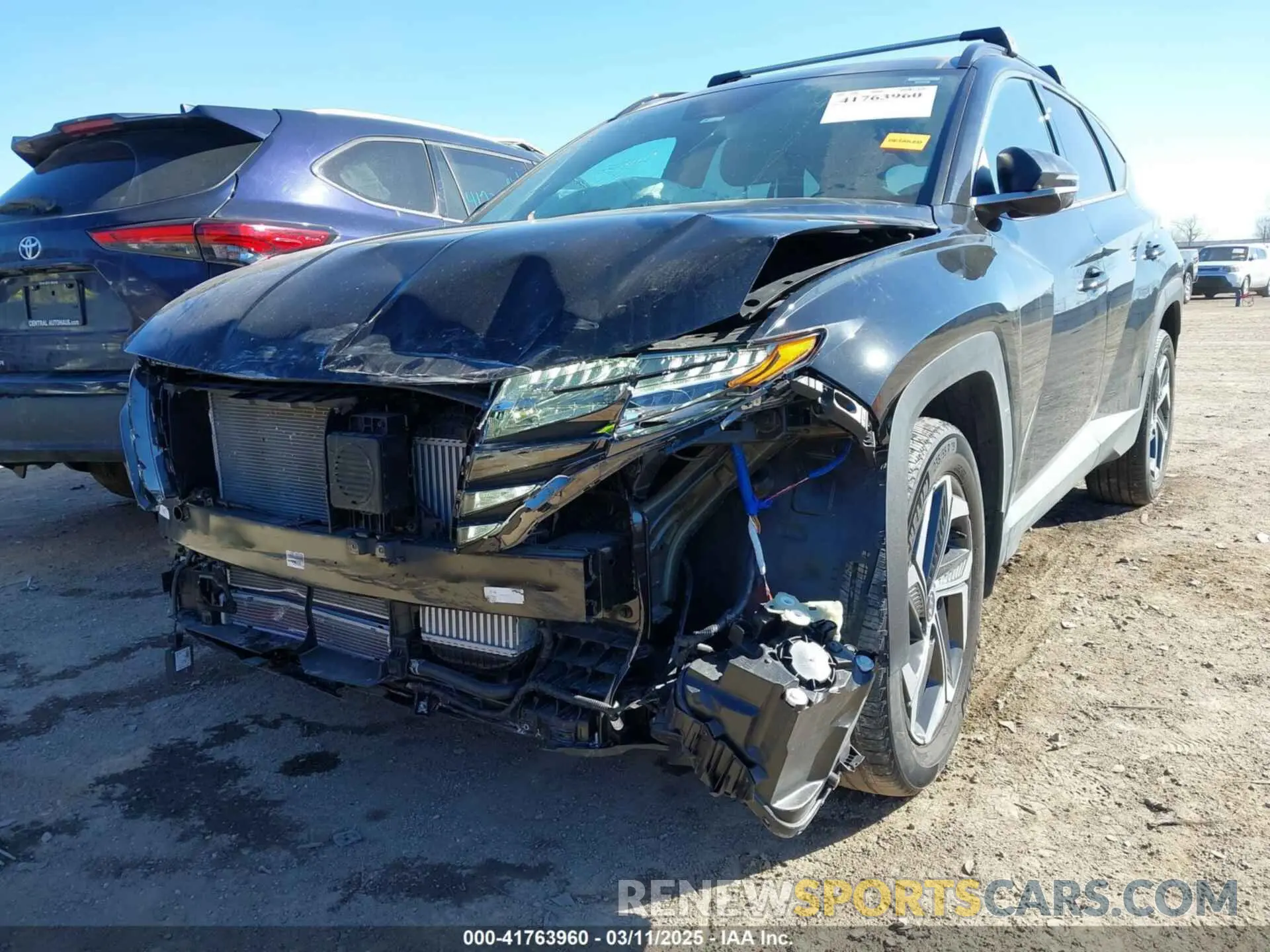 6 fotografías del automóvil dañado KM8JECA15PU130059 HYUNDAI TUCSON HYBRID 2023