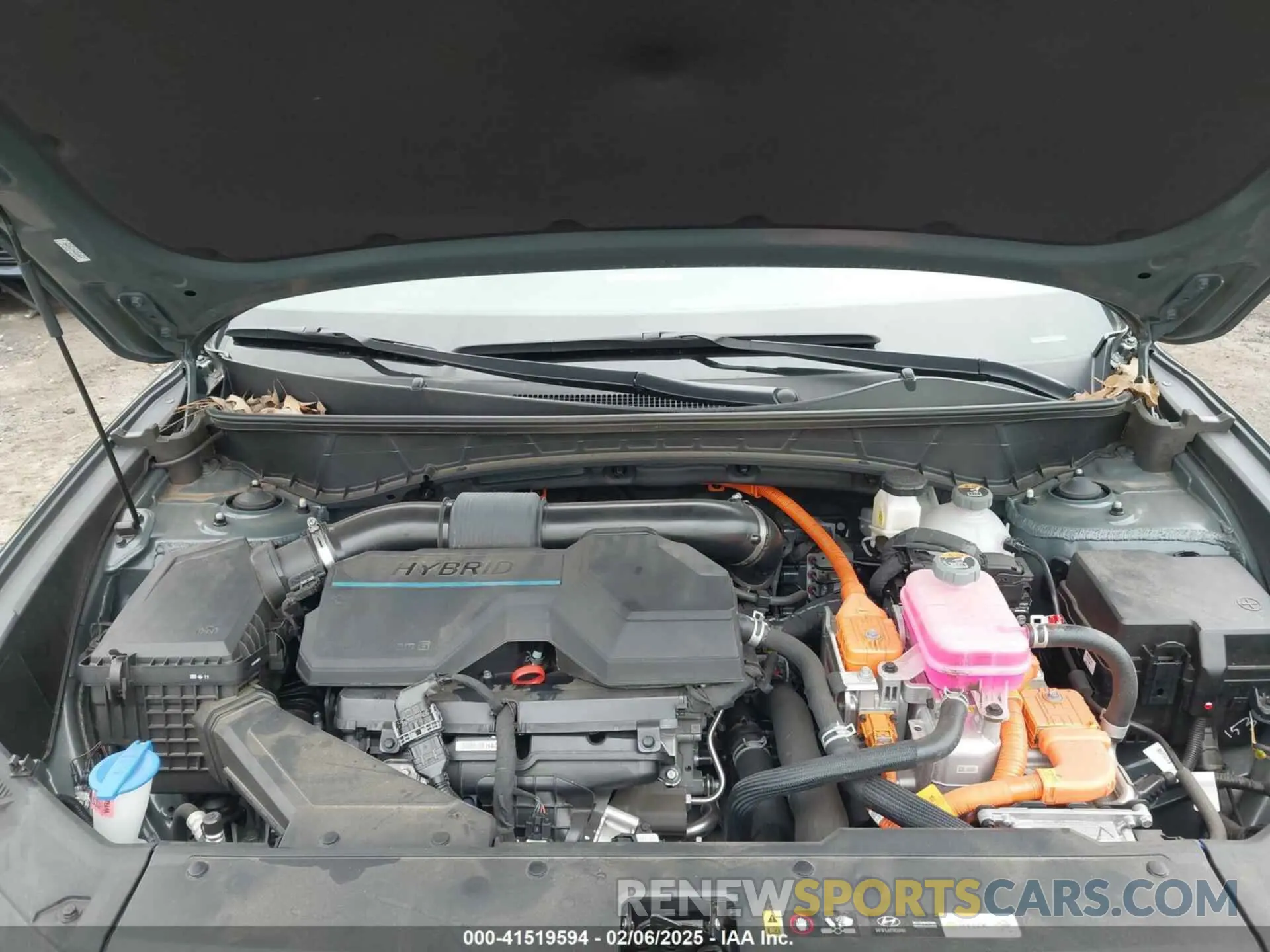 10 fotografías del automóvil dañado KM8JECA19PU125933 HYUNDAI TUCSON HYBRID 2023