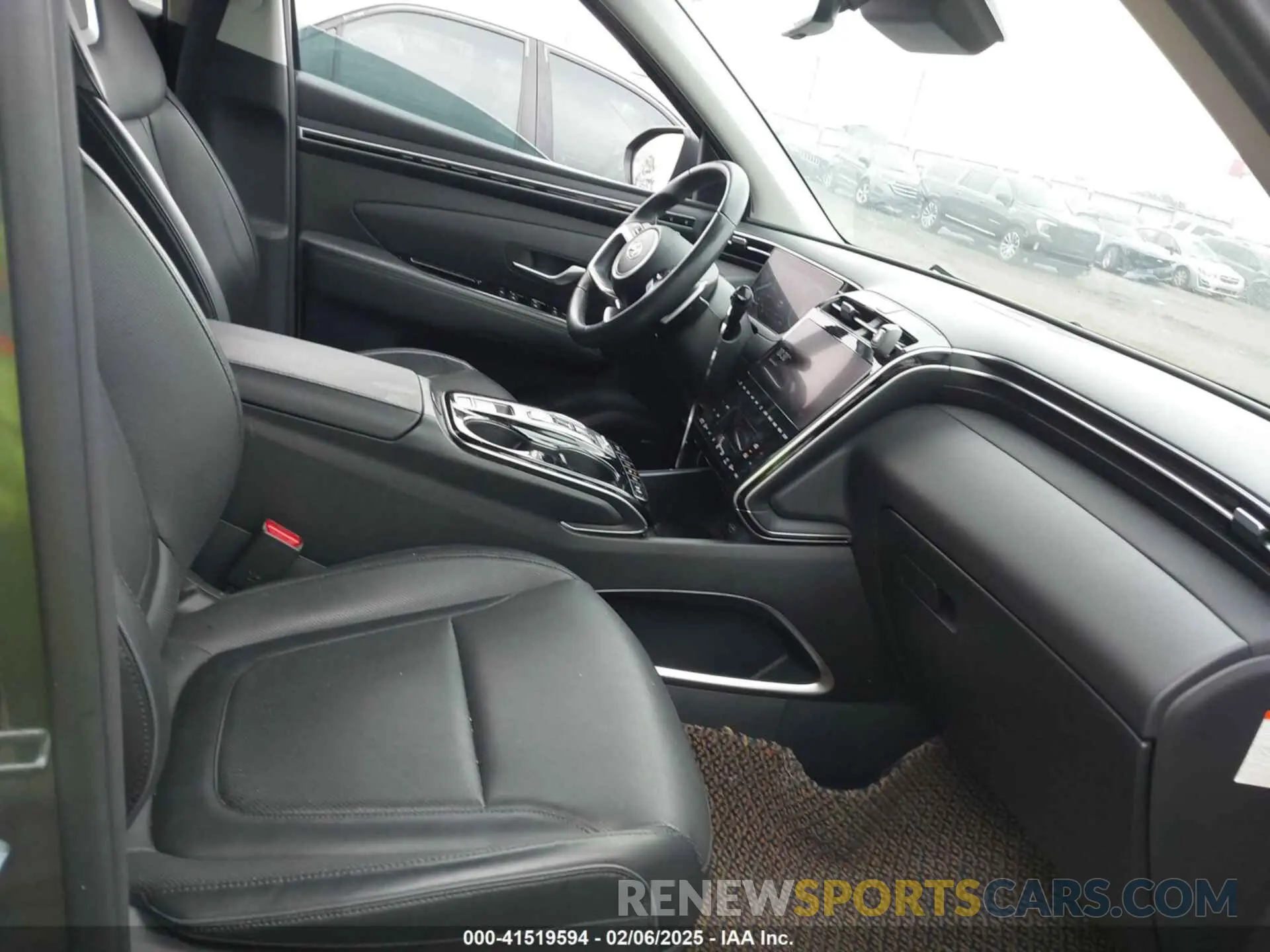 5 fotografías del automóvil dañado KM8JECA19PU125933 HYUNDAI TUCSON HYBRID 2023