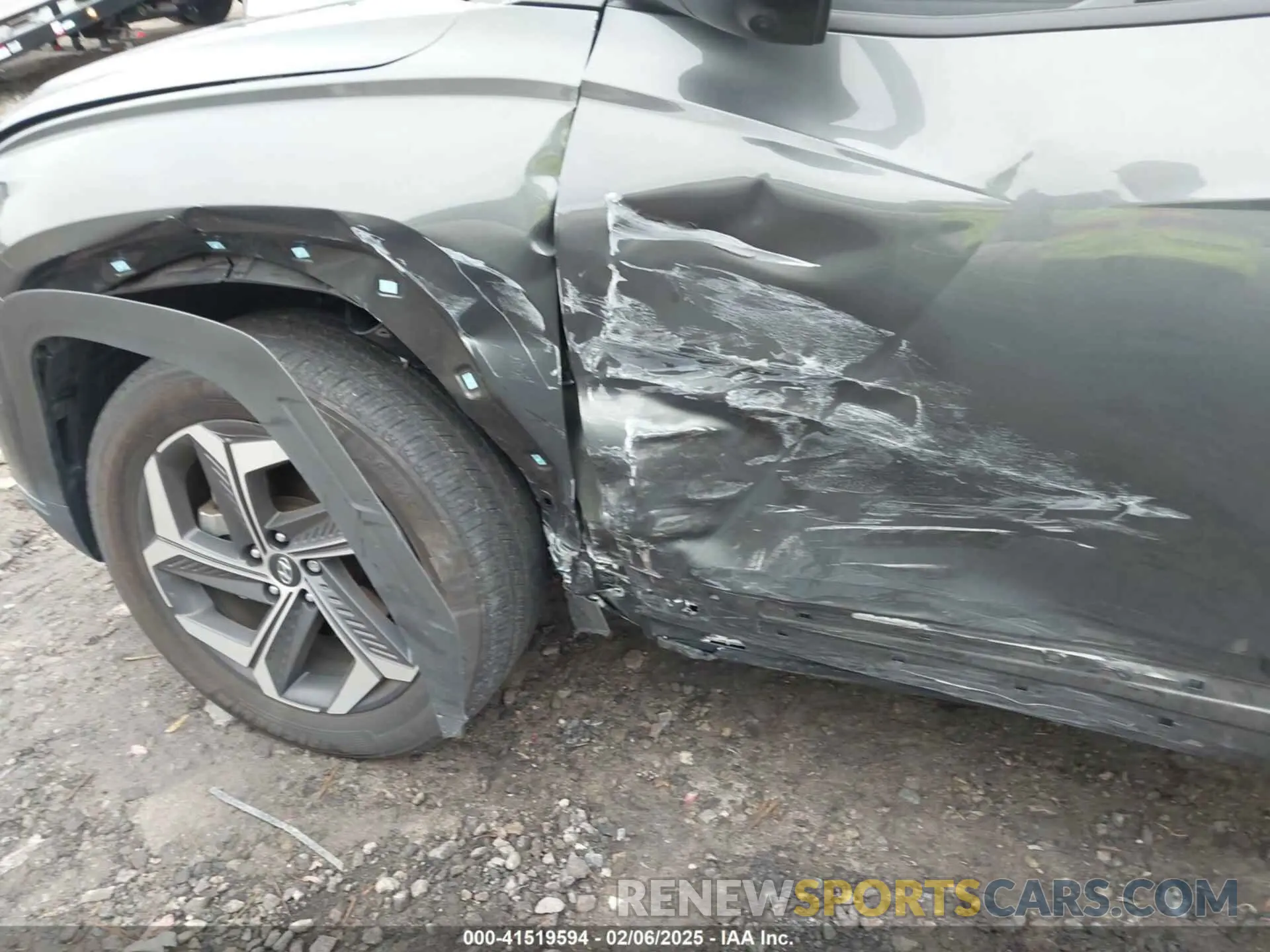 6 fotografías del automóvil dañado KM8JECA19PU125933 HYUNDAI TUCSON HYBRID 2023