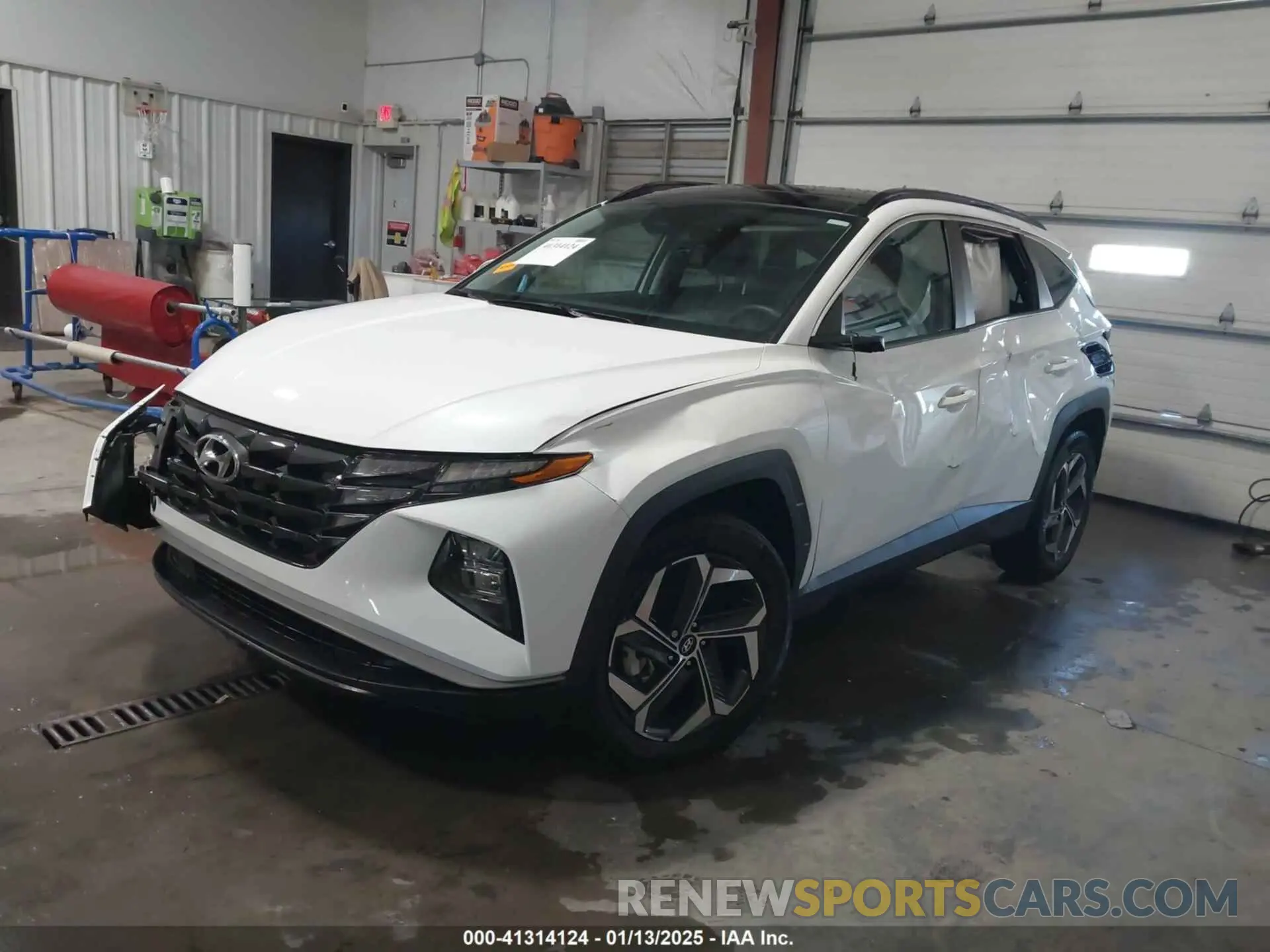 2 fotografías del automóvil dañado KM8JFCA11PU123851 HYUNDAI TUCSON HYBRID 2023