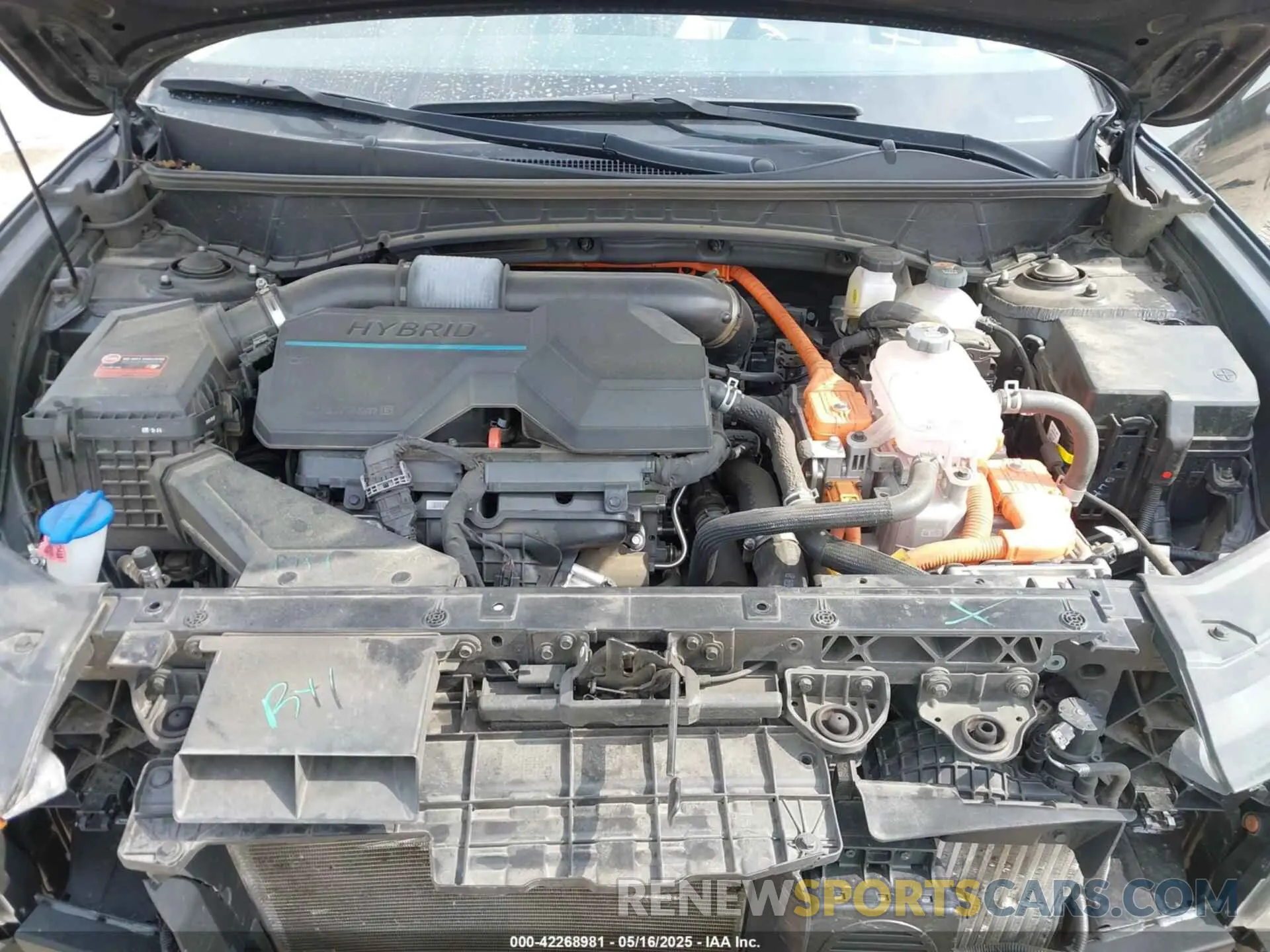 10 fotografías del automóvil dañado KM8JFCA12PU100014 HYUNDAI TUCSON HYBRID 2023