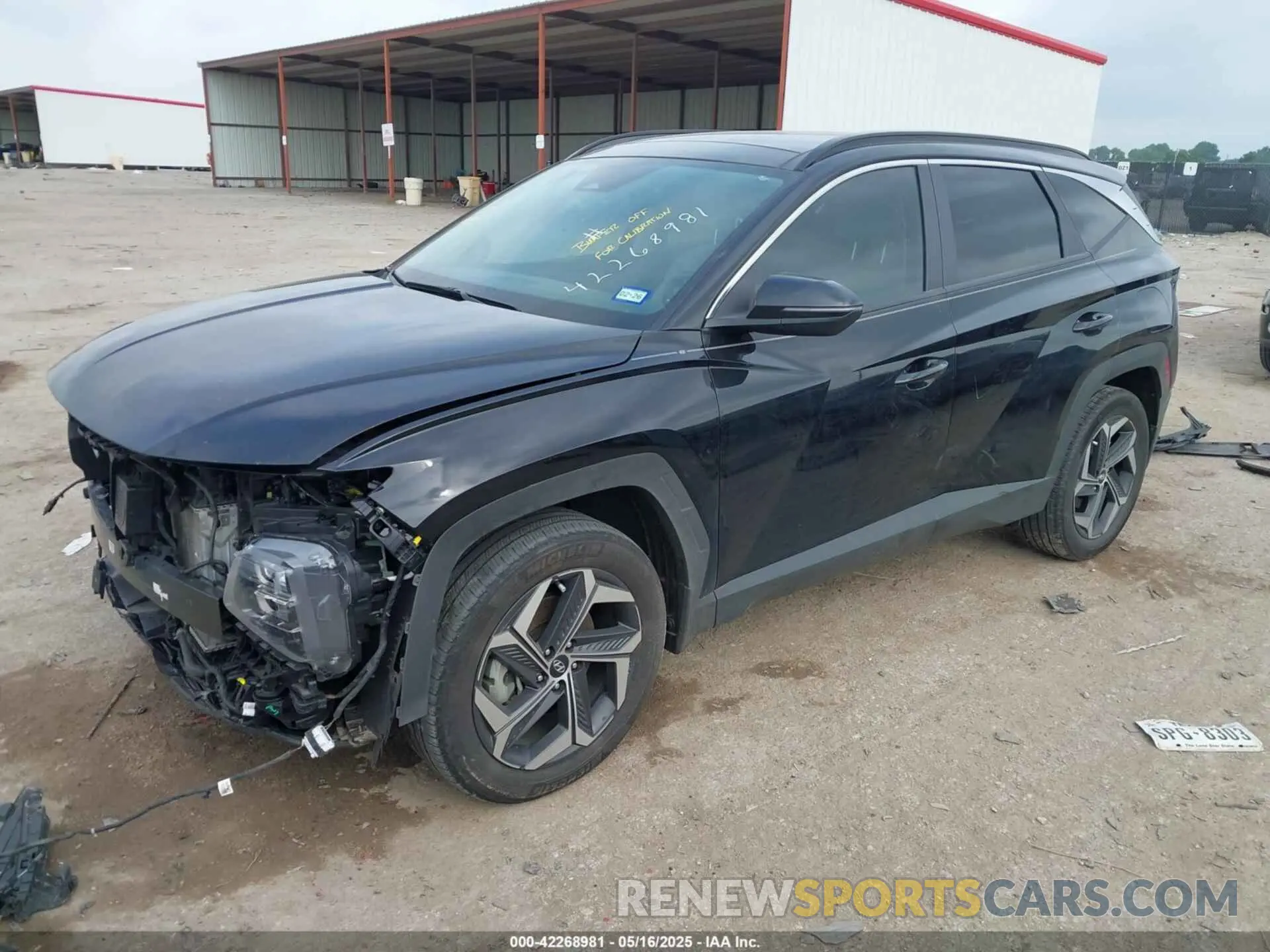 2 fotografías del automóvil dañado KM8JFCA12PU100014 HYUNDAI TUCSON HYBRID 2023