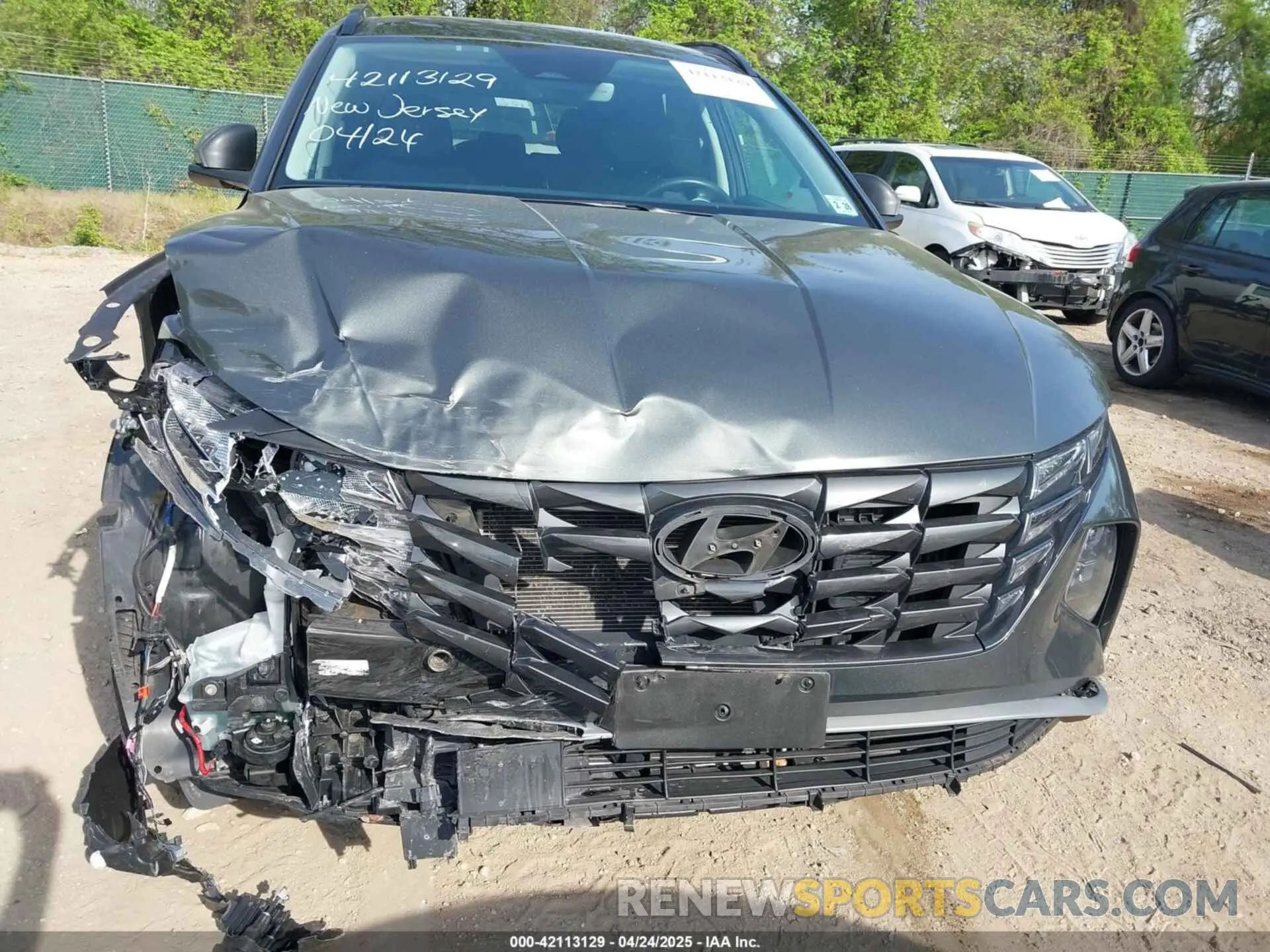 18 fotografías del automóvil dañado KM8JFCA17PU093934 HYUNDAI TUCSON HYBRID 2023