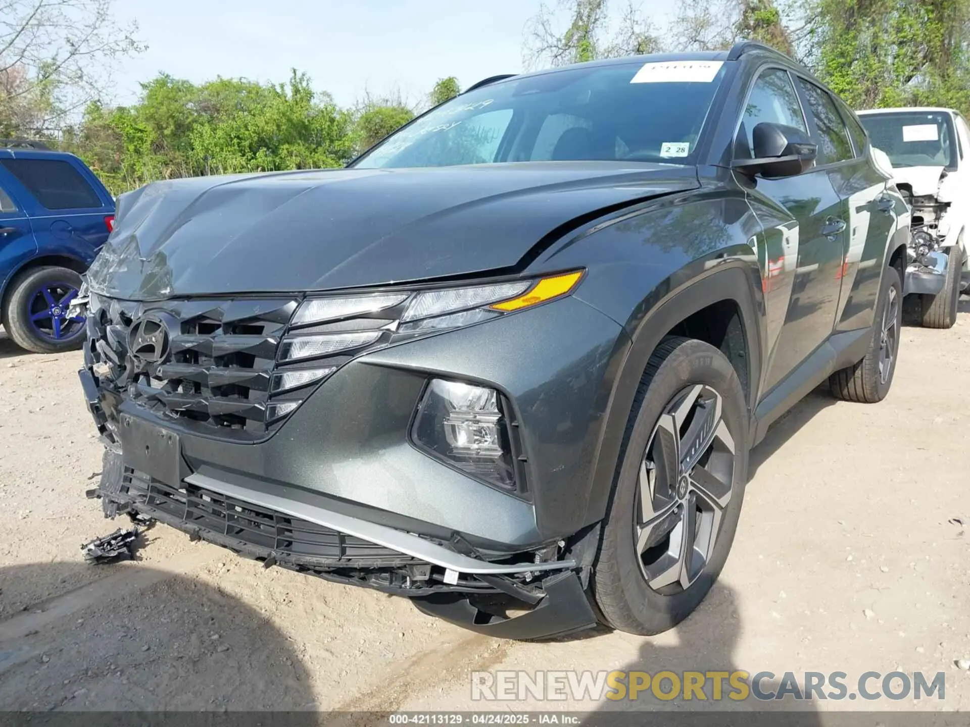 19 fotografías del automóvil dañado KM8JFCA17PU093934 HYUNDAI TUCSON HYBRID 2023
