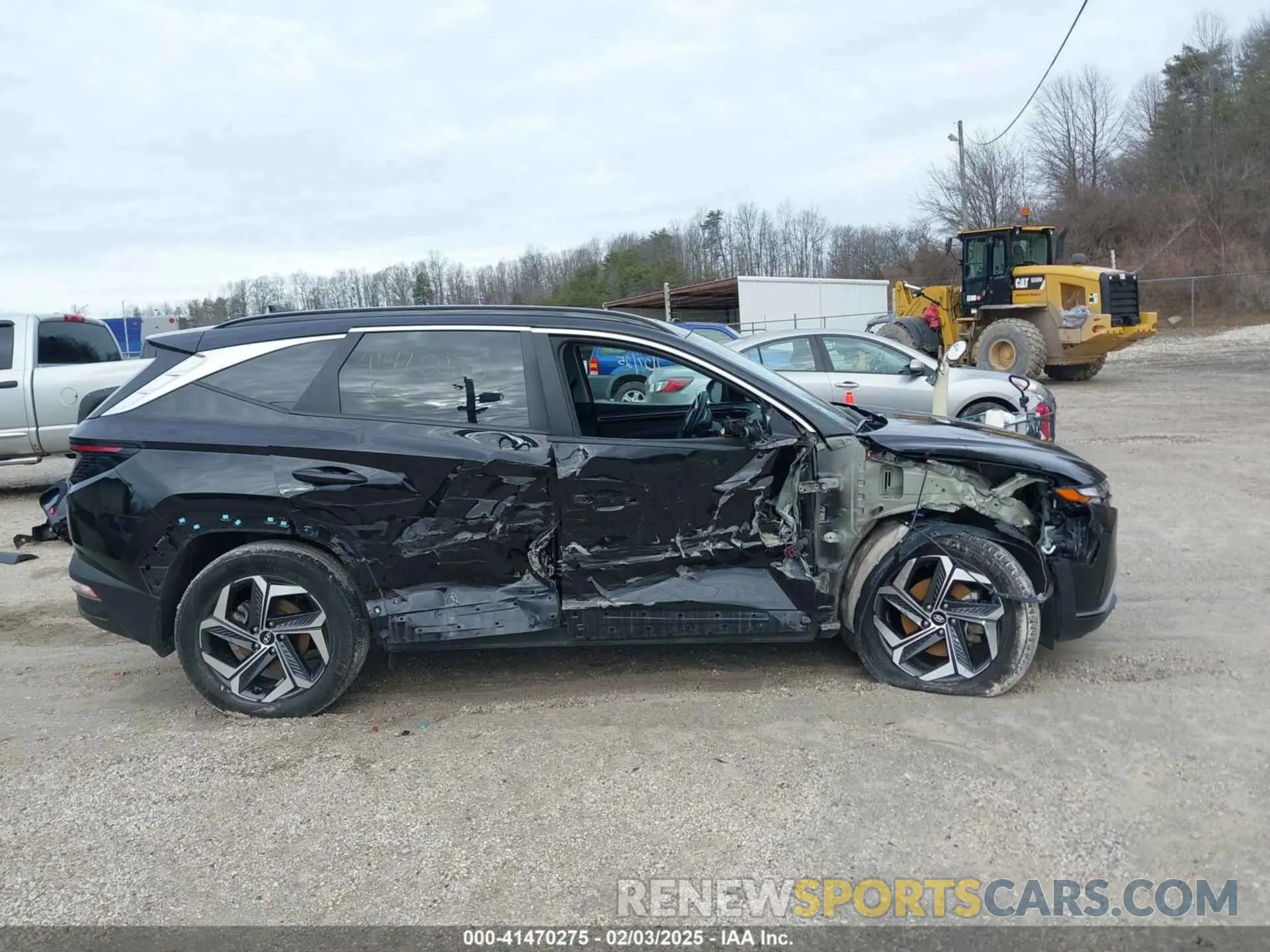 14 fotografías del automóvil dañado KM8JFCA19PU121183 HYUNDAI TUCSON HYBRID 2023