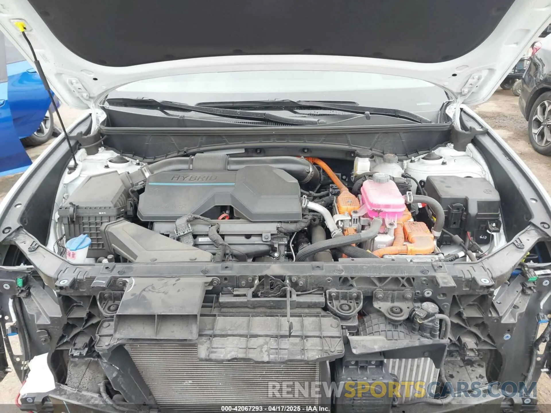 10 fotografías del automóvil dañado KM8JBCD11RU205511 HYUNDAI TUCSON HYBRID 2024