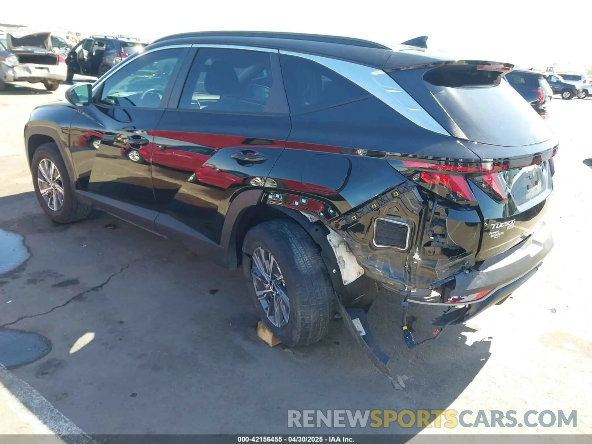 3 fotografías del automóvil dañado KM8JBCD13RU227574 HYUNDAI TUCSON HYBRID 2024