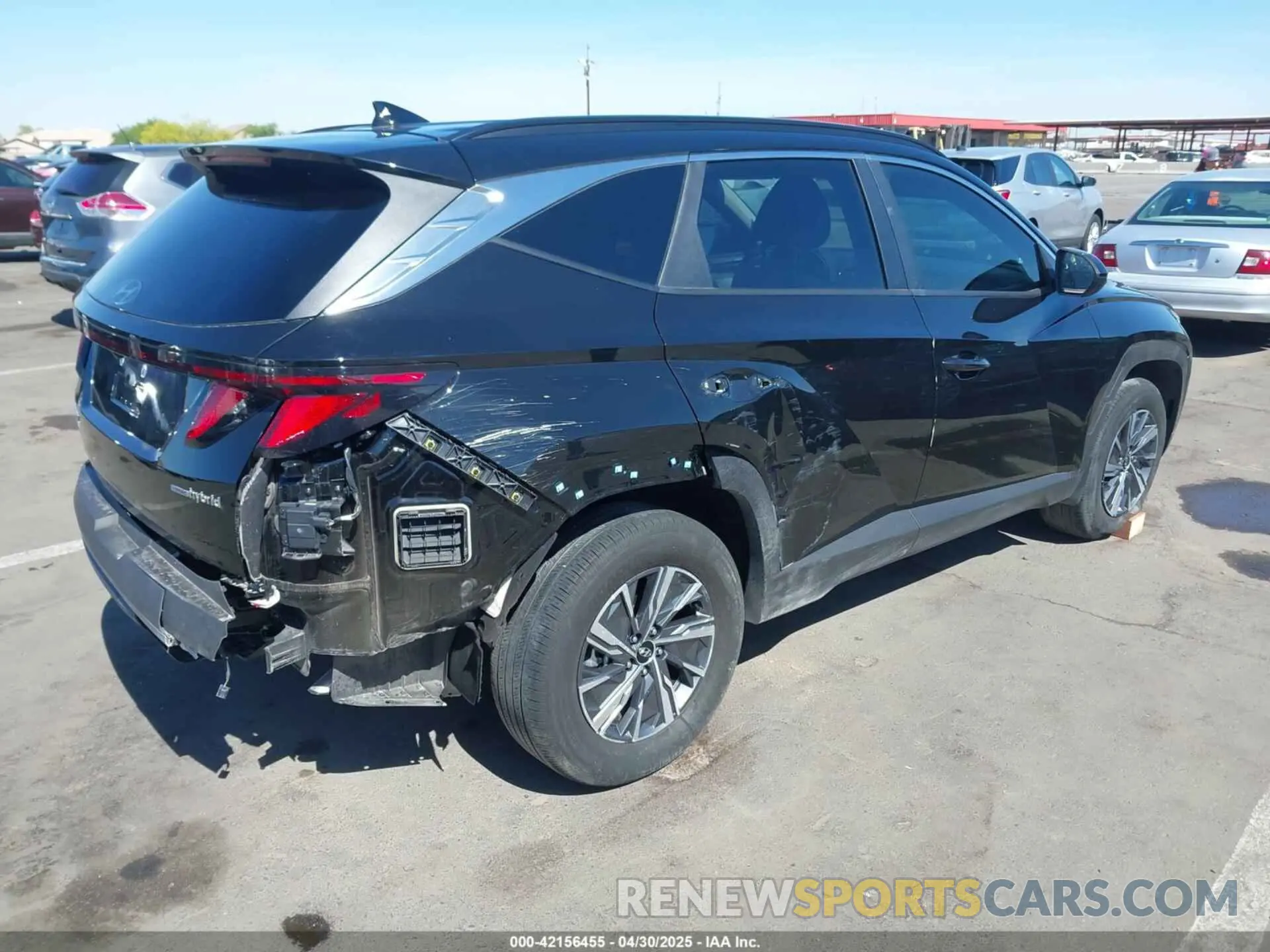 4 fotografías del automóvil dañado KM8JBCD13RU227574 HYUNDAI TUCSON HYBRID 2024