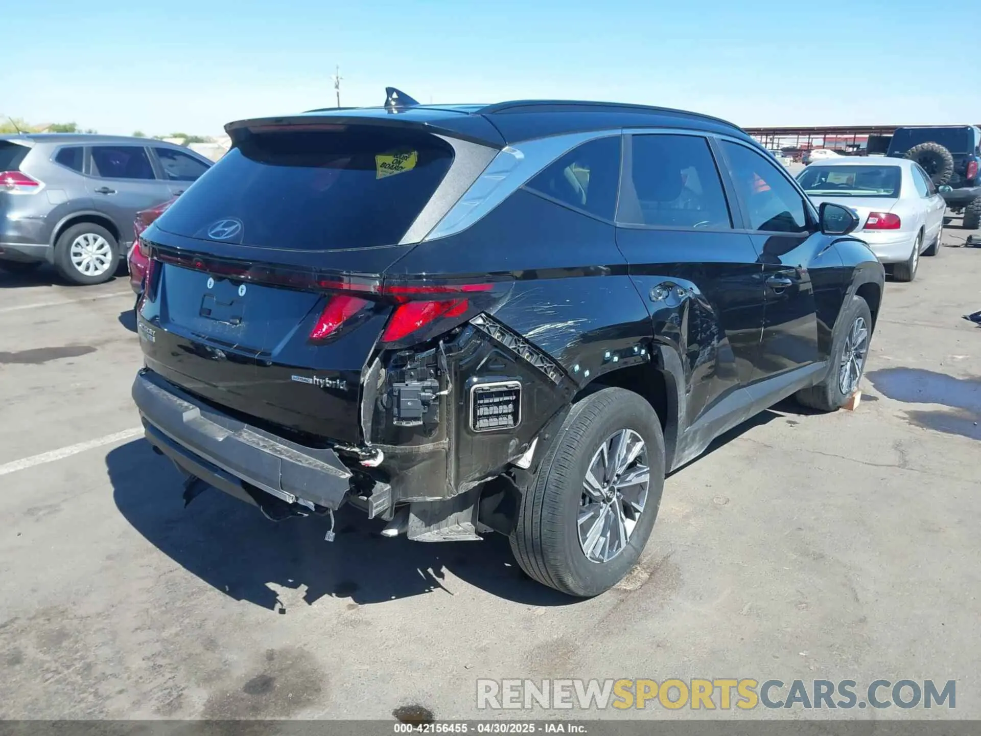 6 fotografías del automóvil dañado KM8JBCD13RU227574 HYUNDAI TUCSON HYBRID 2024