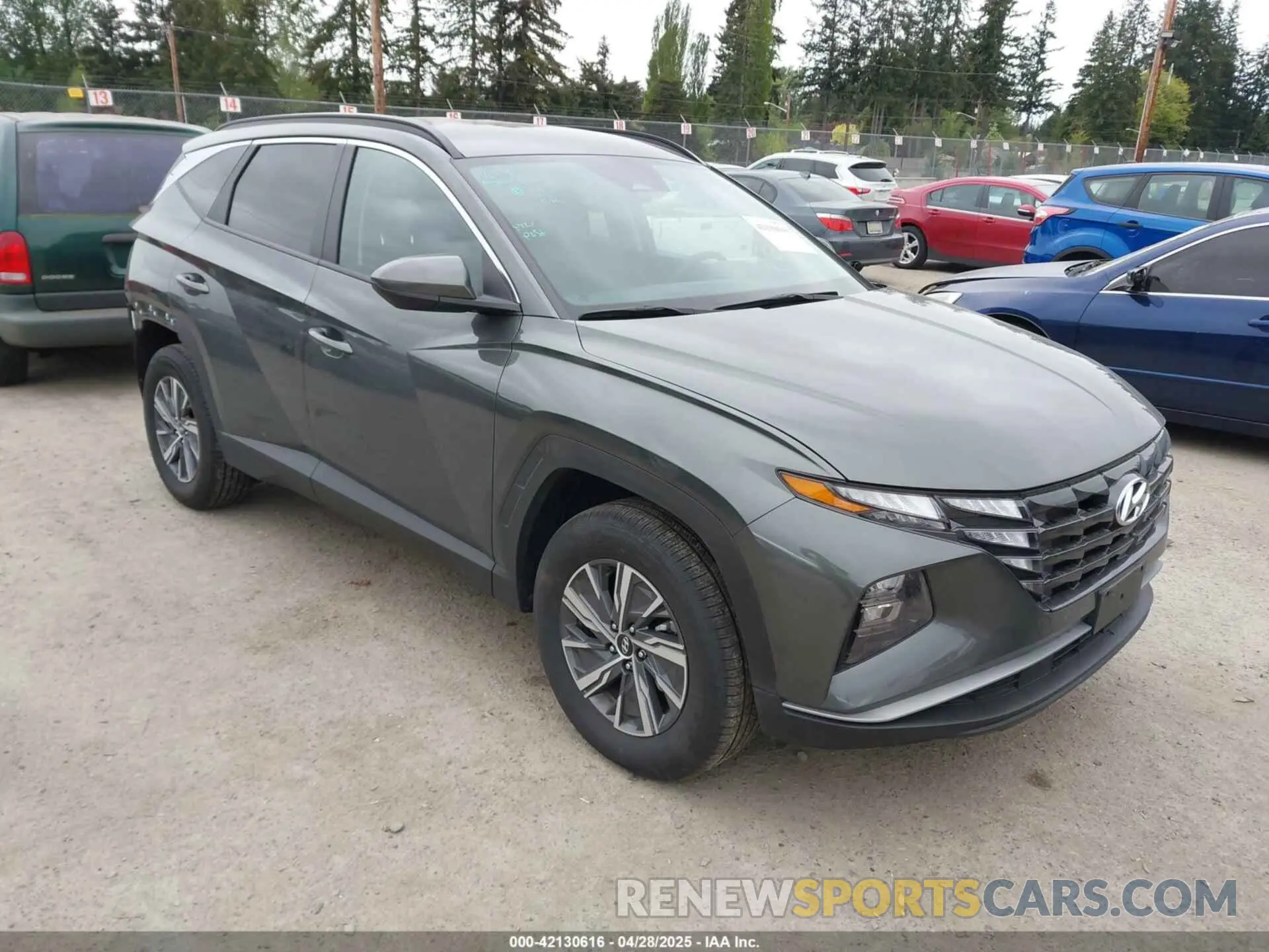 1 fotografías del automóvil dañado KM8JBCD14RU209620 HYUNDAI TUCSON HYBRID 2024