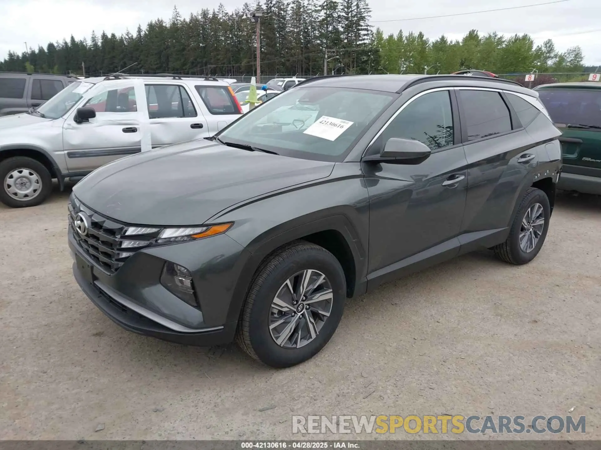 2 fotografías del automóvil dañado KM8JBCD14RU209620 HYUNDAI TUCSON HYBRID 2024