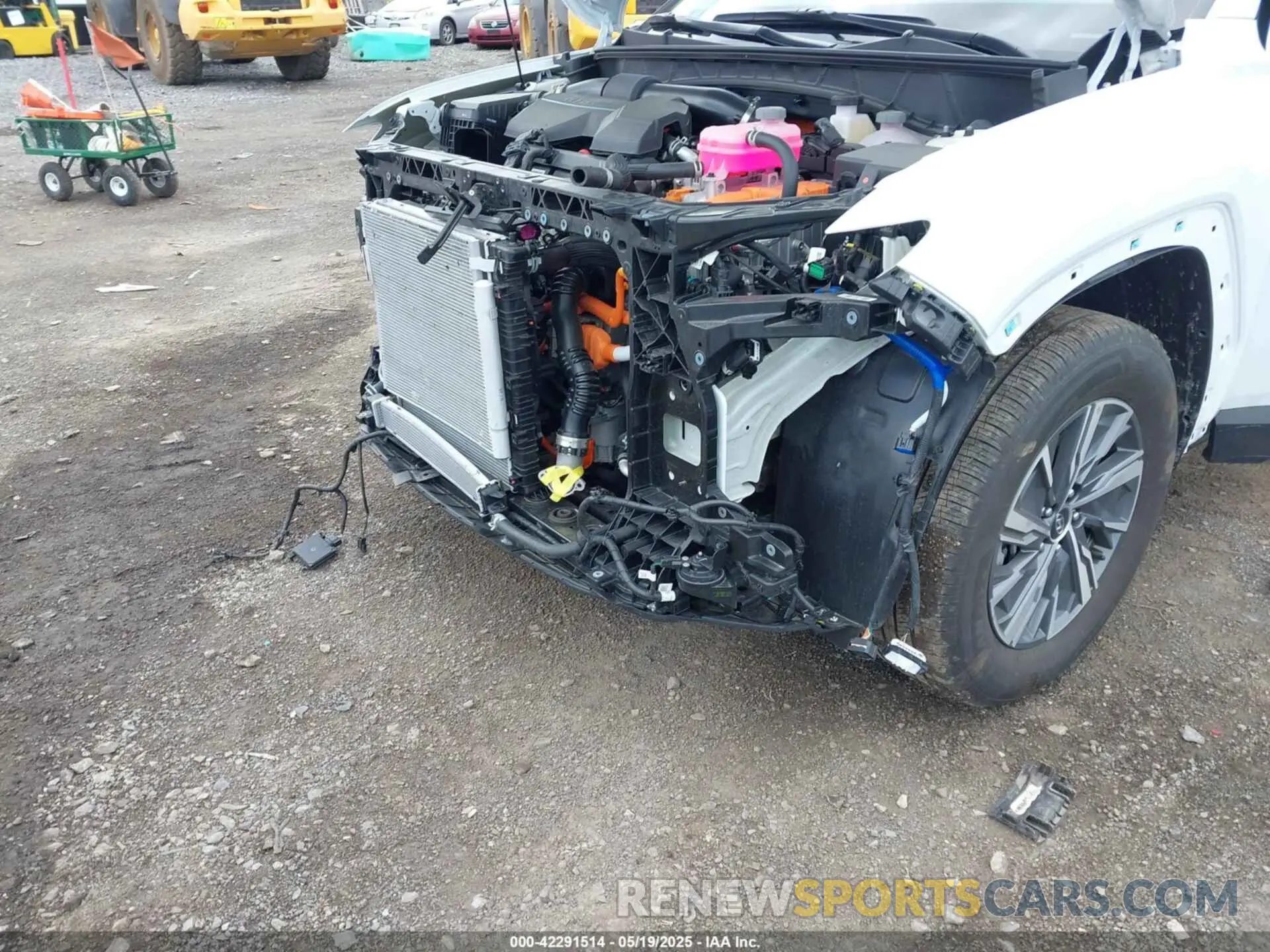 6 fotografías del automóvil dañado KM8JBCD14RU239653 HYUNDAI TUCSON HYBRID 2024