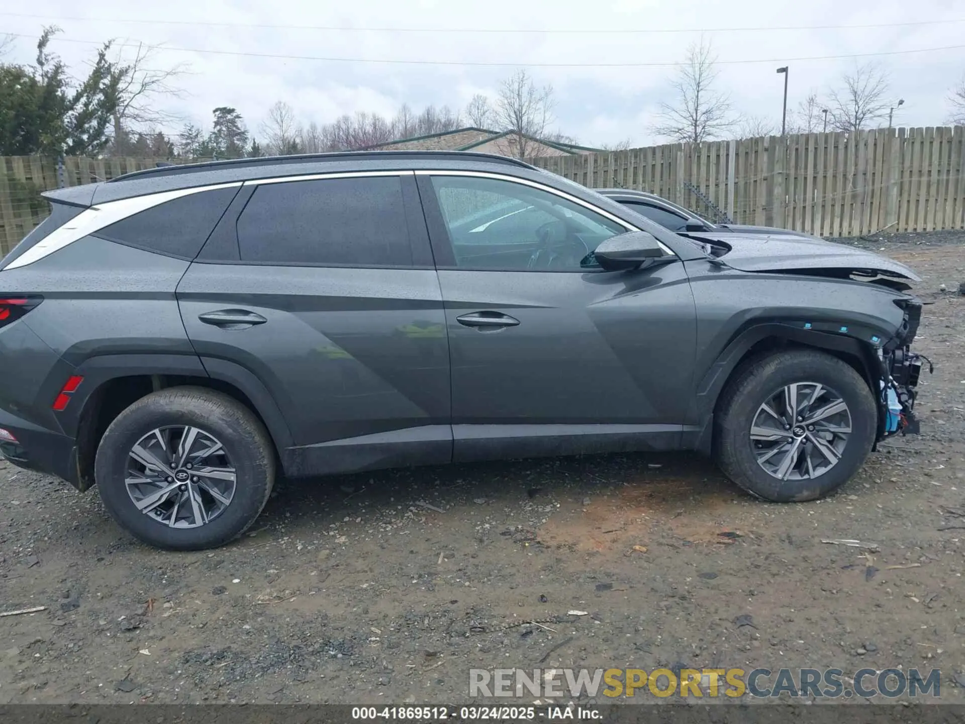 13 fotografías del automóvil dañado KM8JBCD16RU215273 HYUNDAI TUCSON HYBRID 2024
